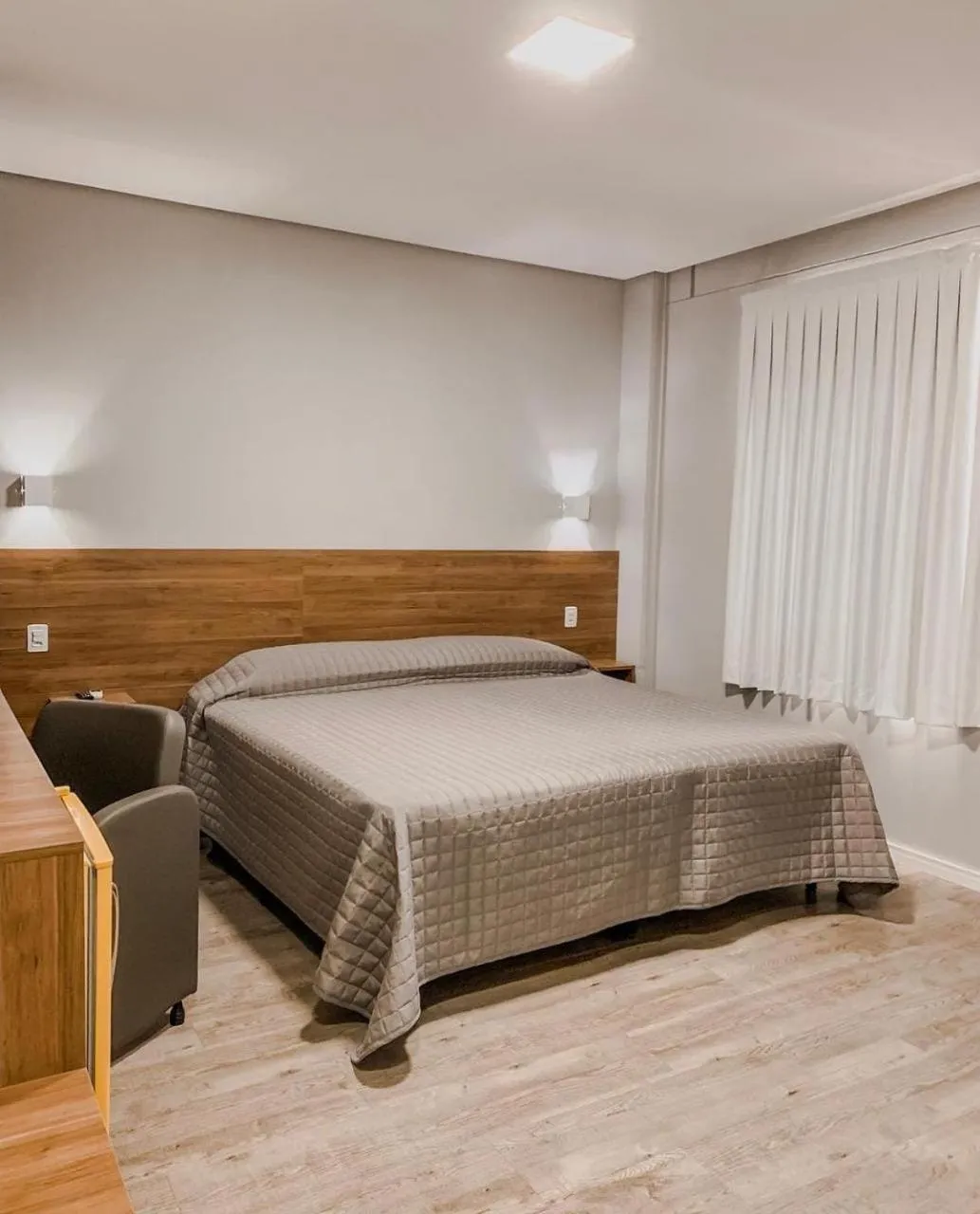 Bed in Hotel Bergozza