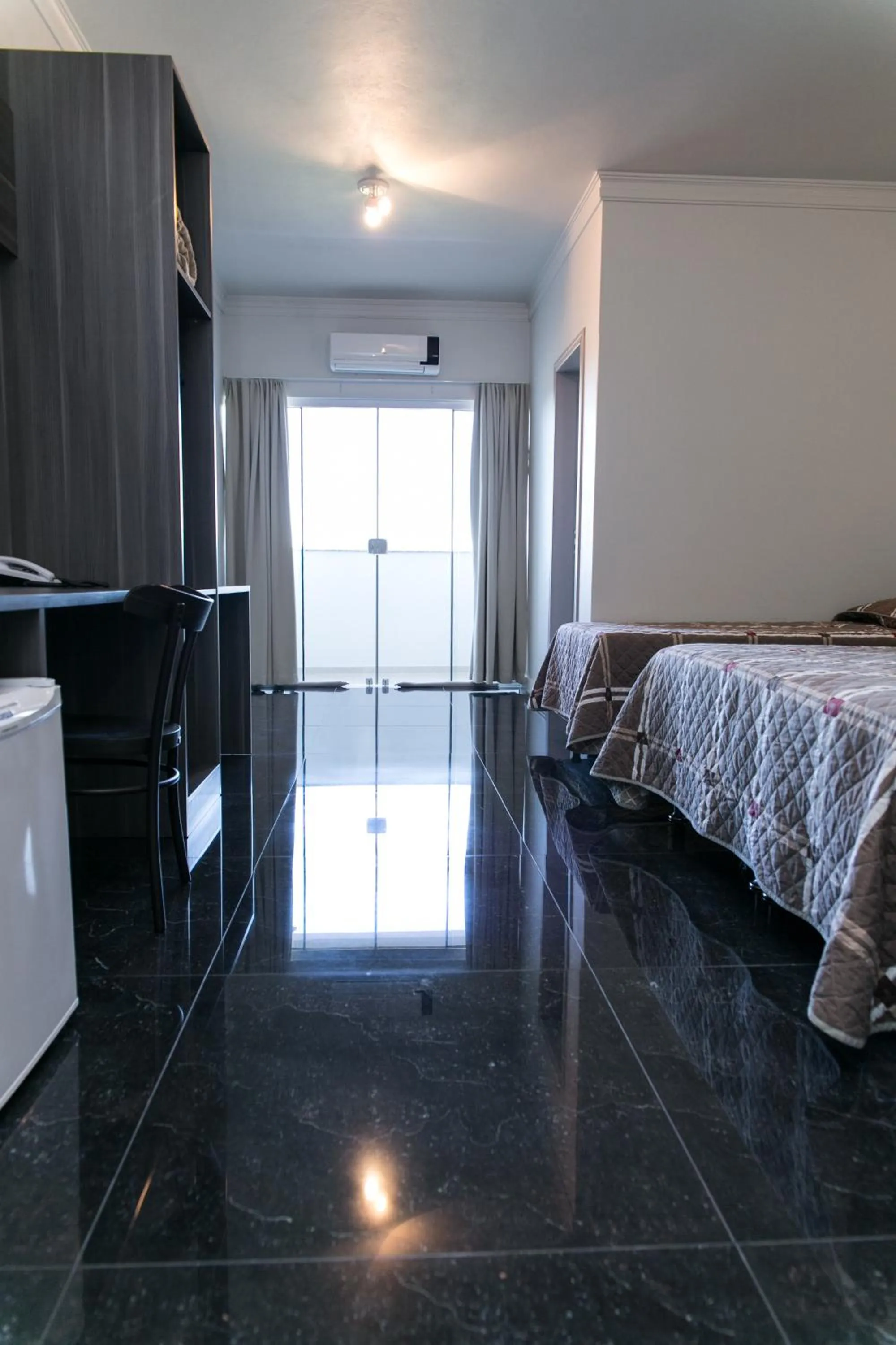 Bed in Hotel Bergozza