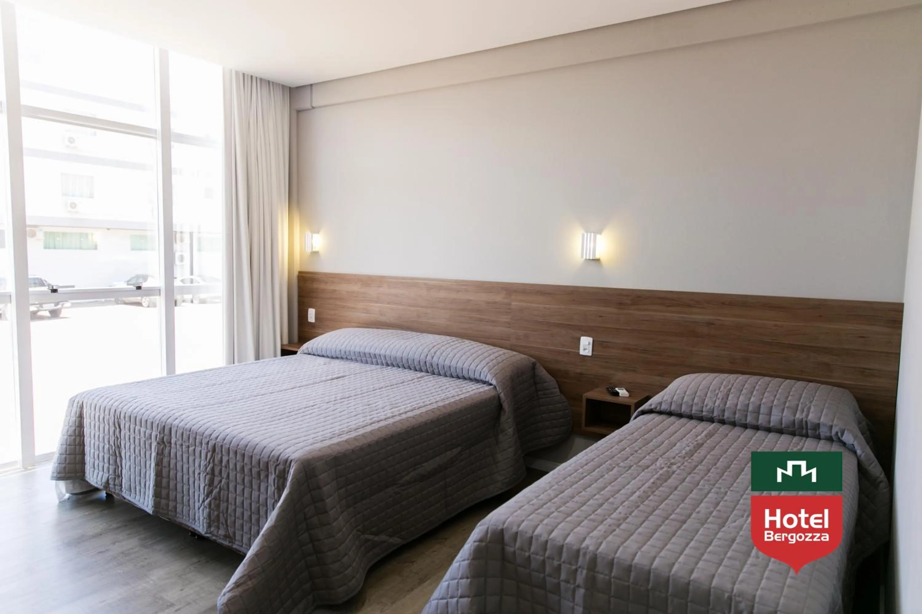 Bed in Hotel Bergozza