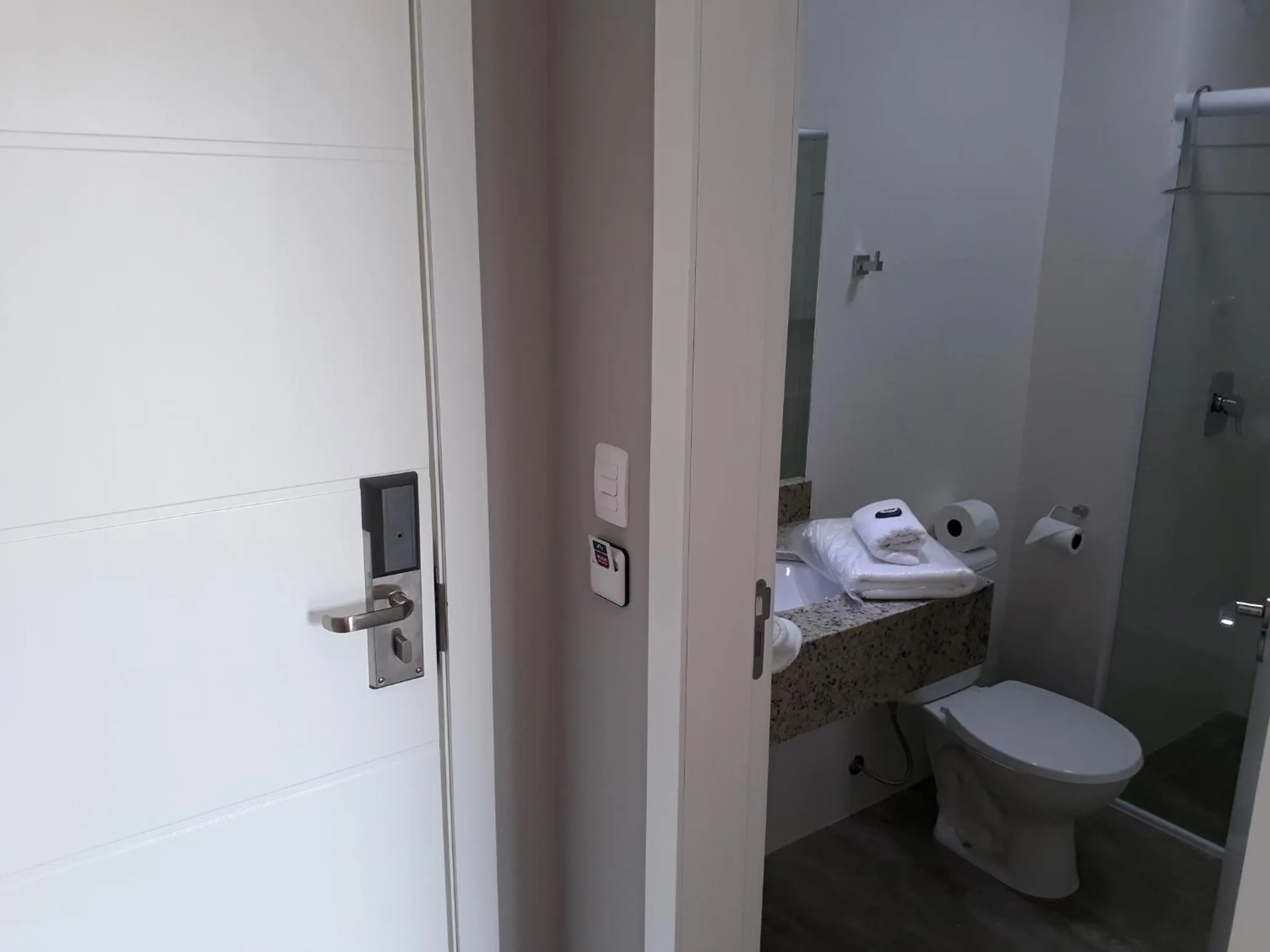 Bathroom in Hotel Bergozza