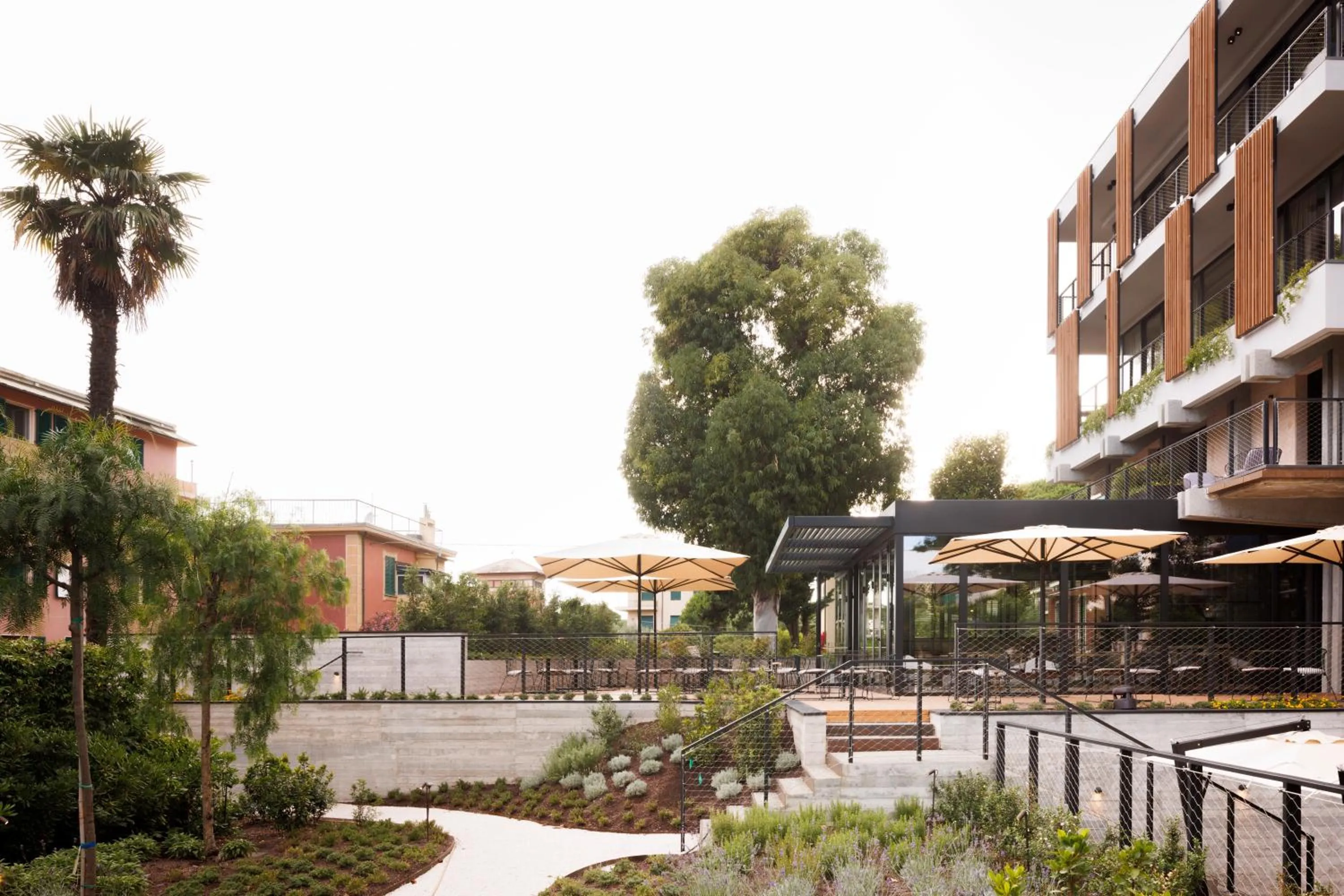 Garden view in Capitolo Riviera