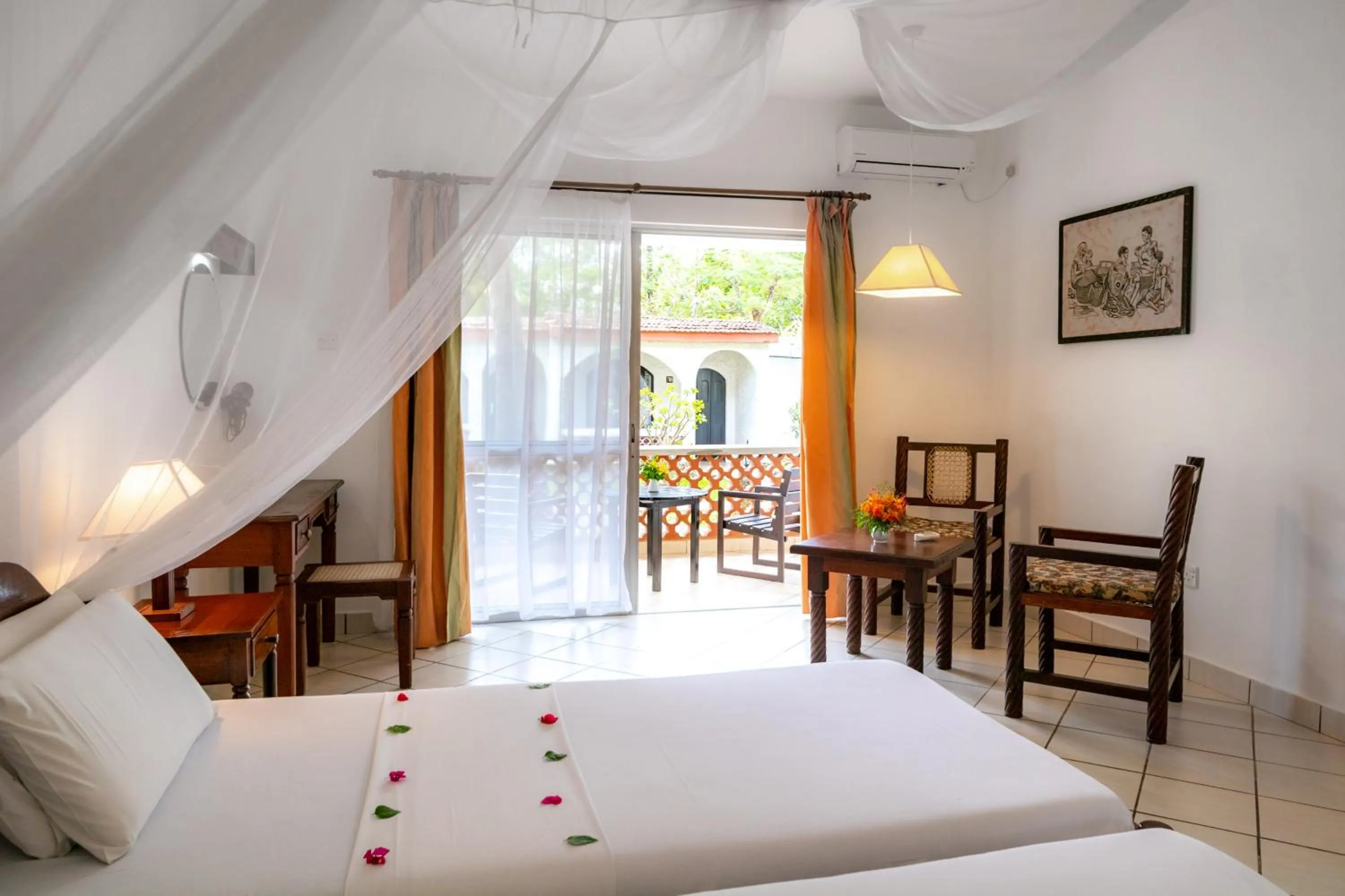 Photo of the whole room, Bed in Diani Sea Lodge - All Inclusive