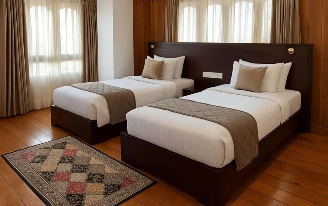 Bed in Norbu Healing Hotel