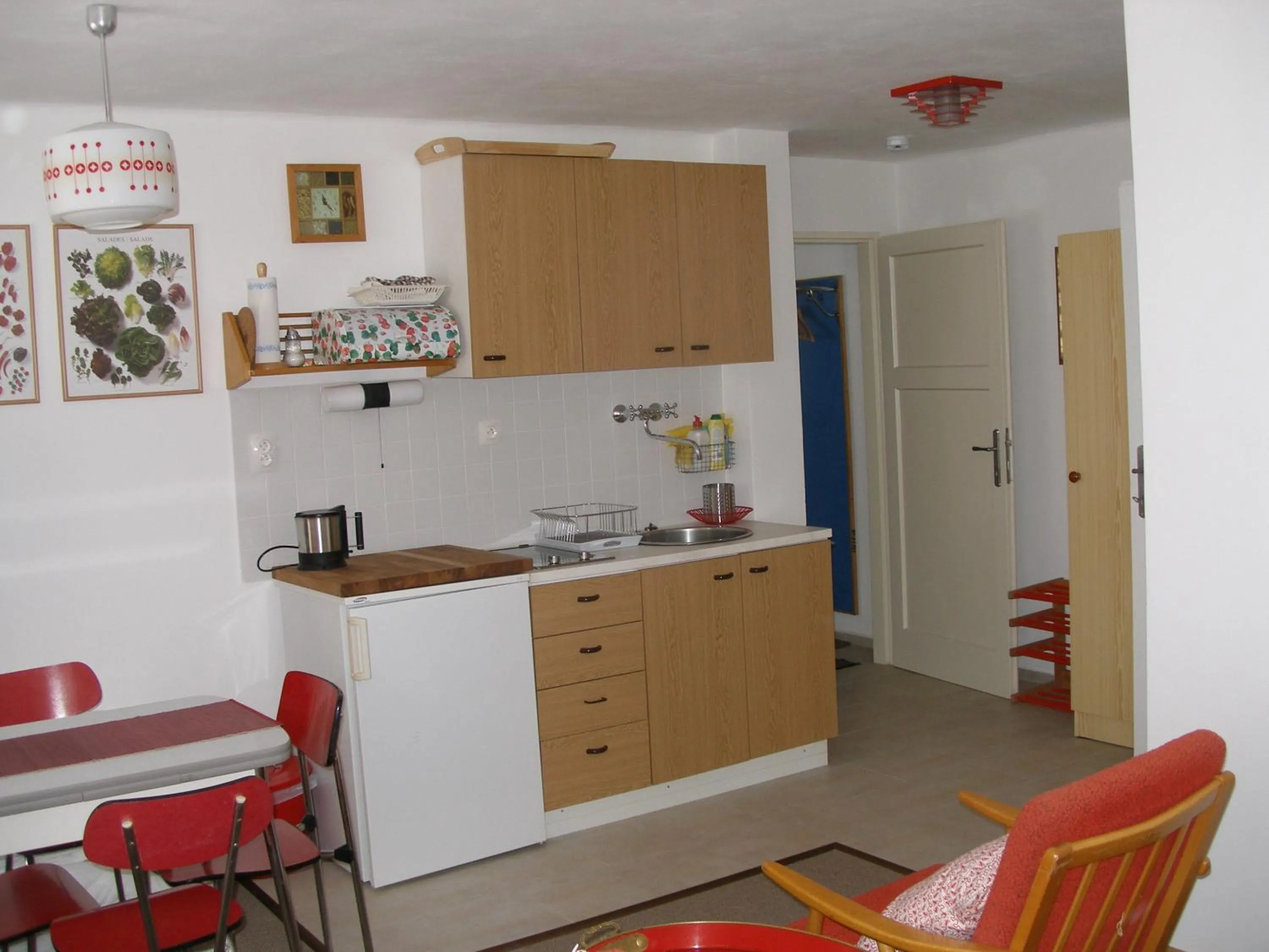 Kitchen or kitchenette in Pecka Penzion