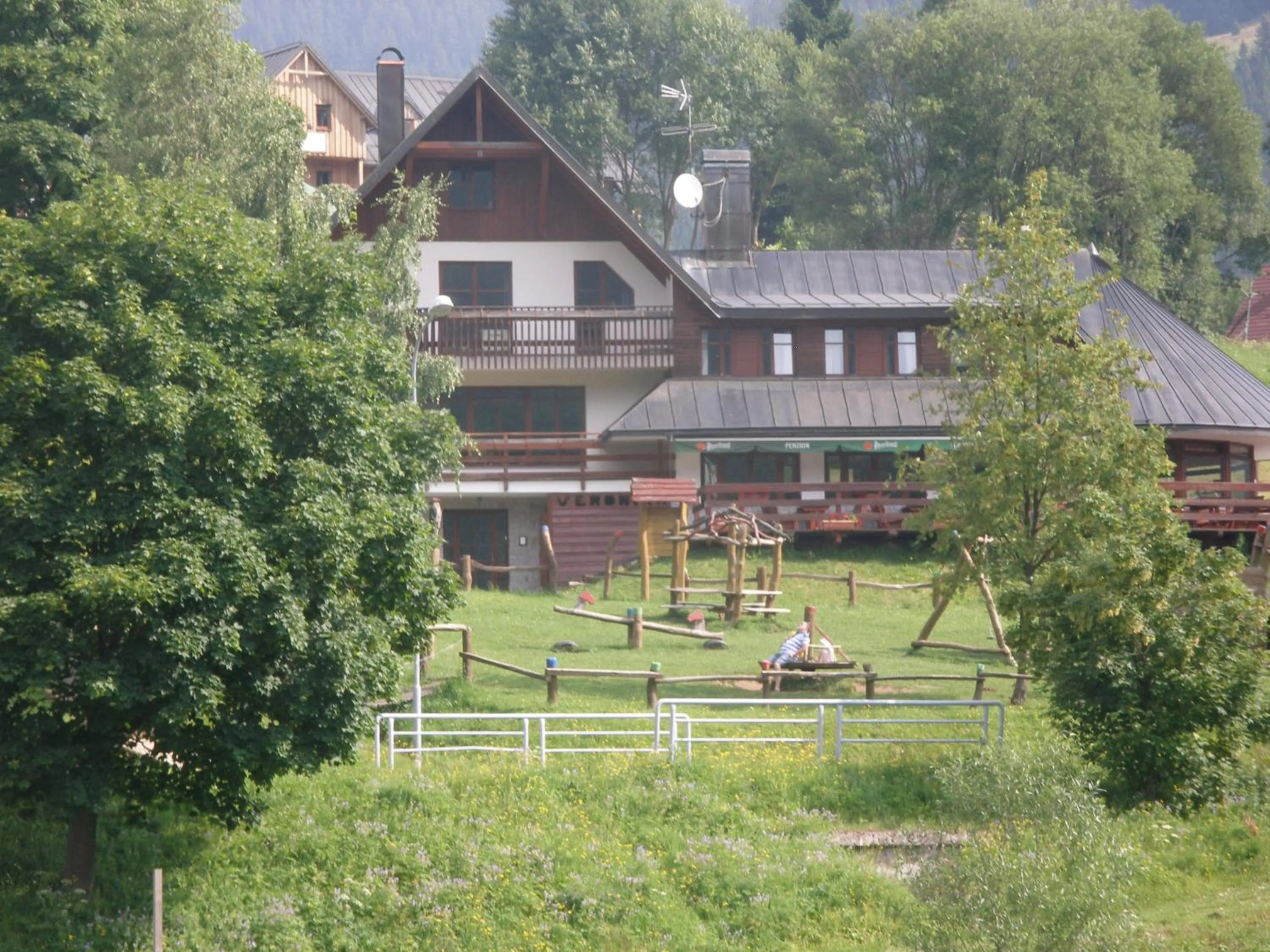 Children play ground in Pecka Penzion