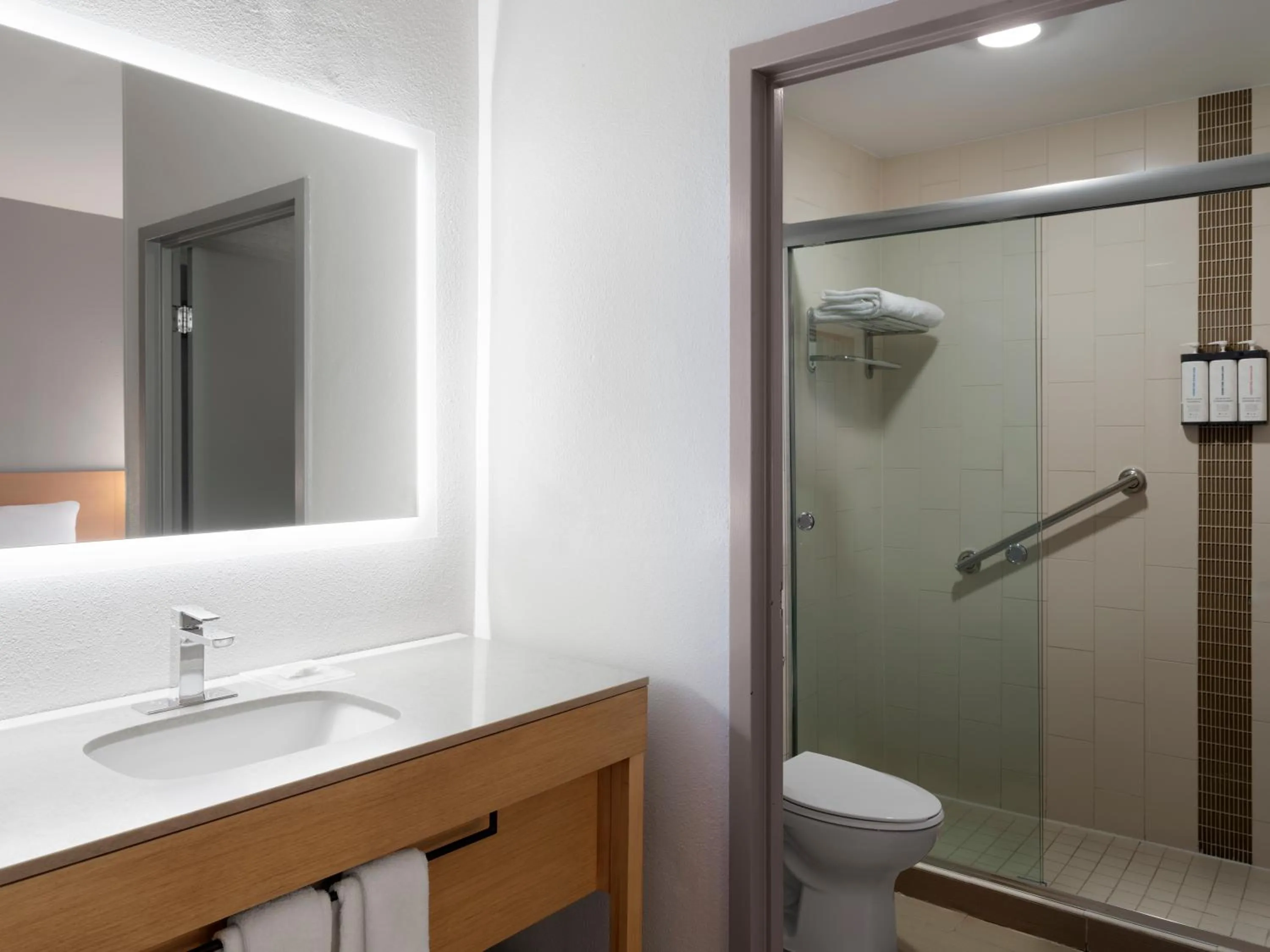 Bathroom in Hyatt Place Atlanta Alpharetta North Point Mall