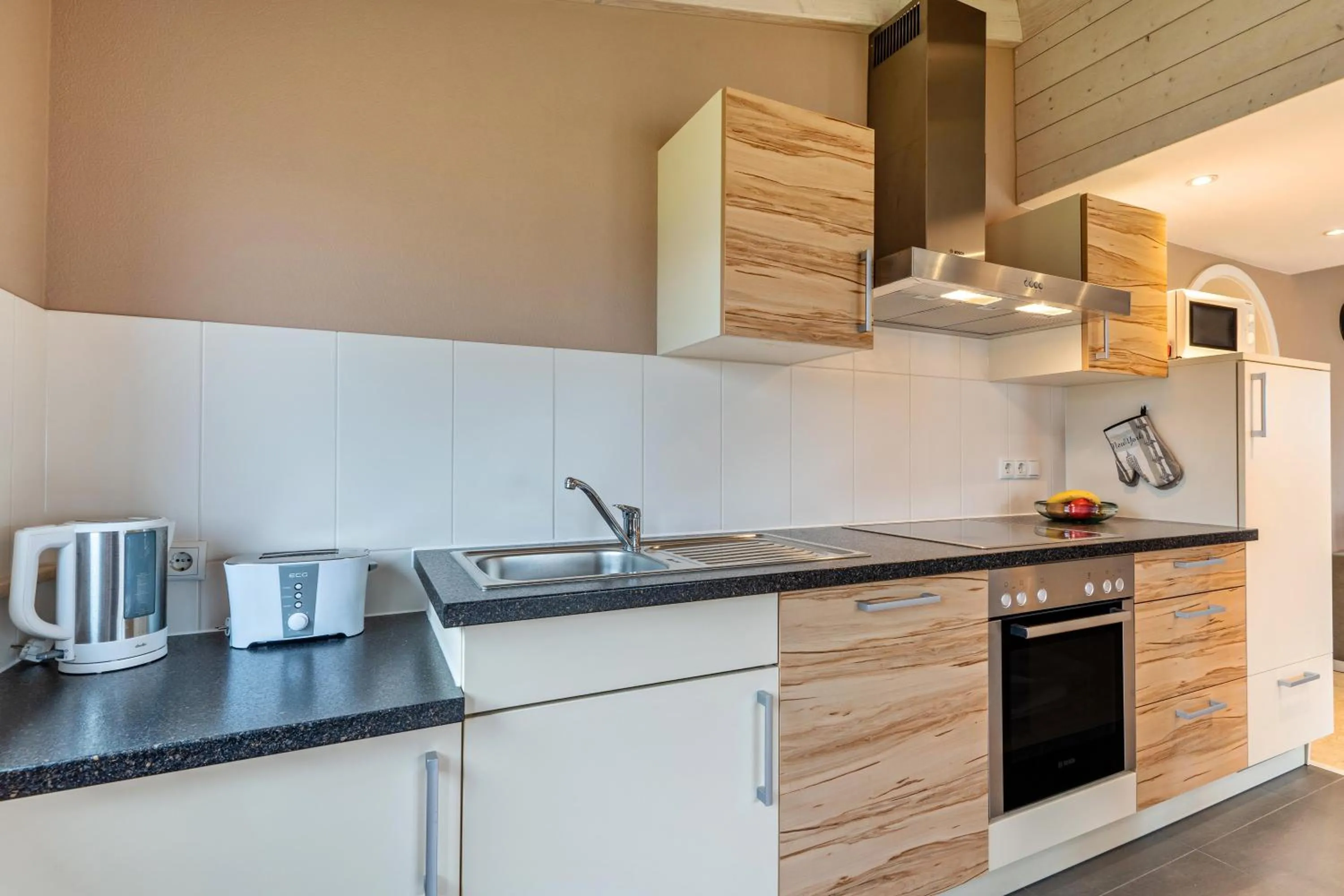 Kitchen or kitchenette in Fewo Sonnenschein - Haus Sommerberg