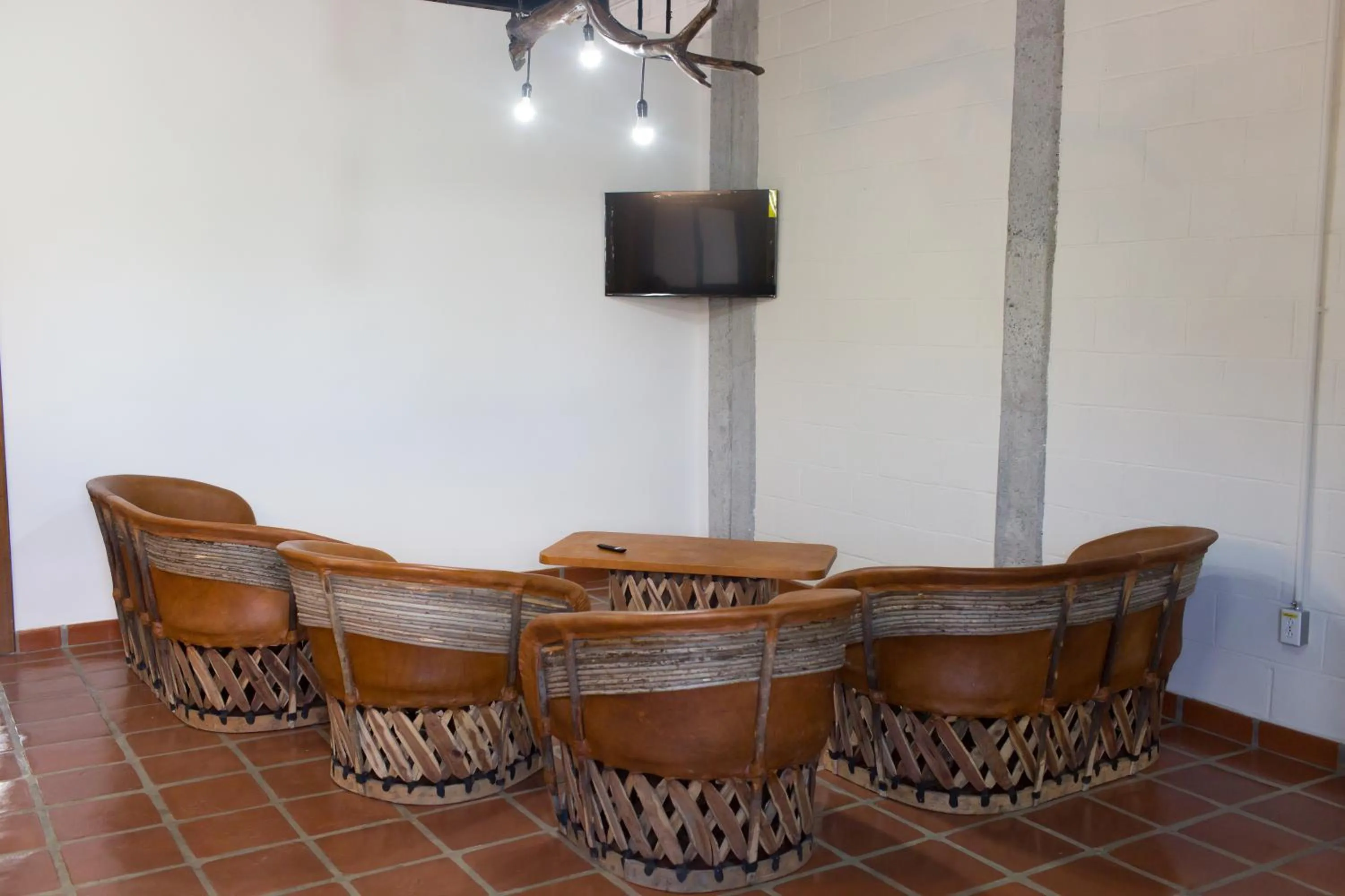 Living room in Cabañas Bungalos las Alazanas