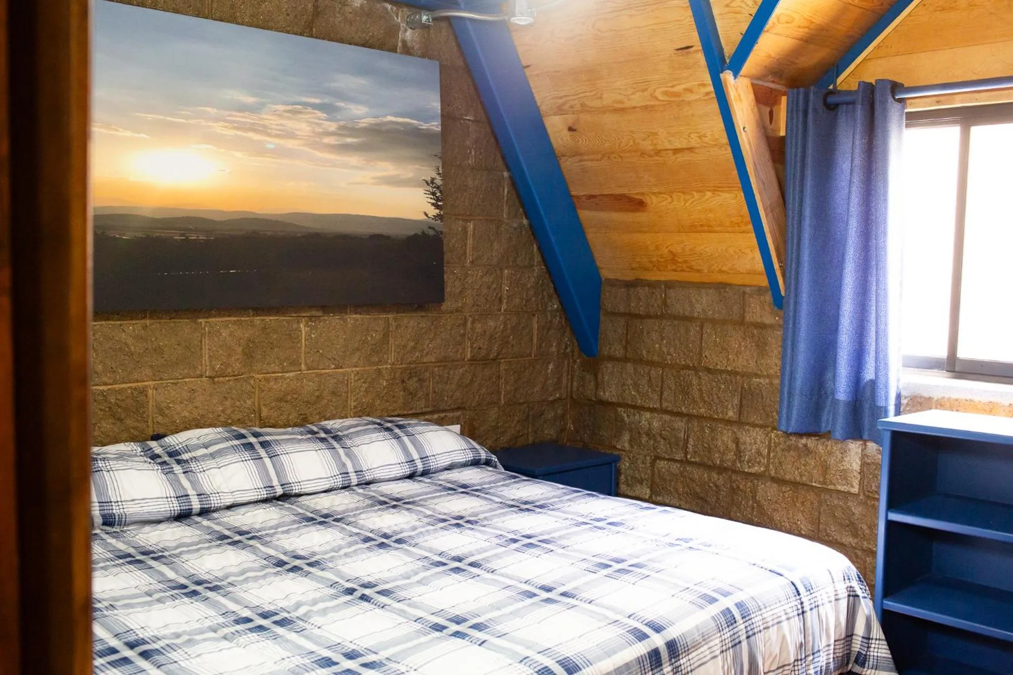 Bed in Cabañas Bungalos las Alazanas