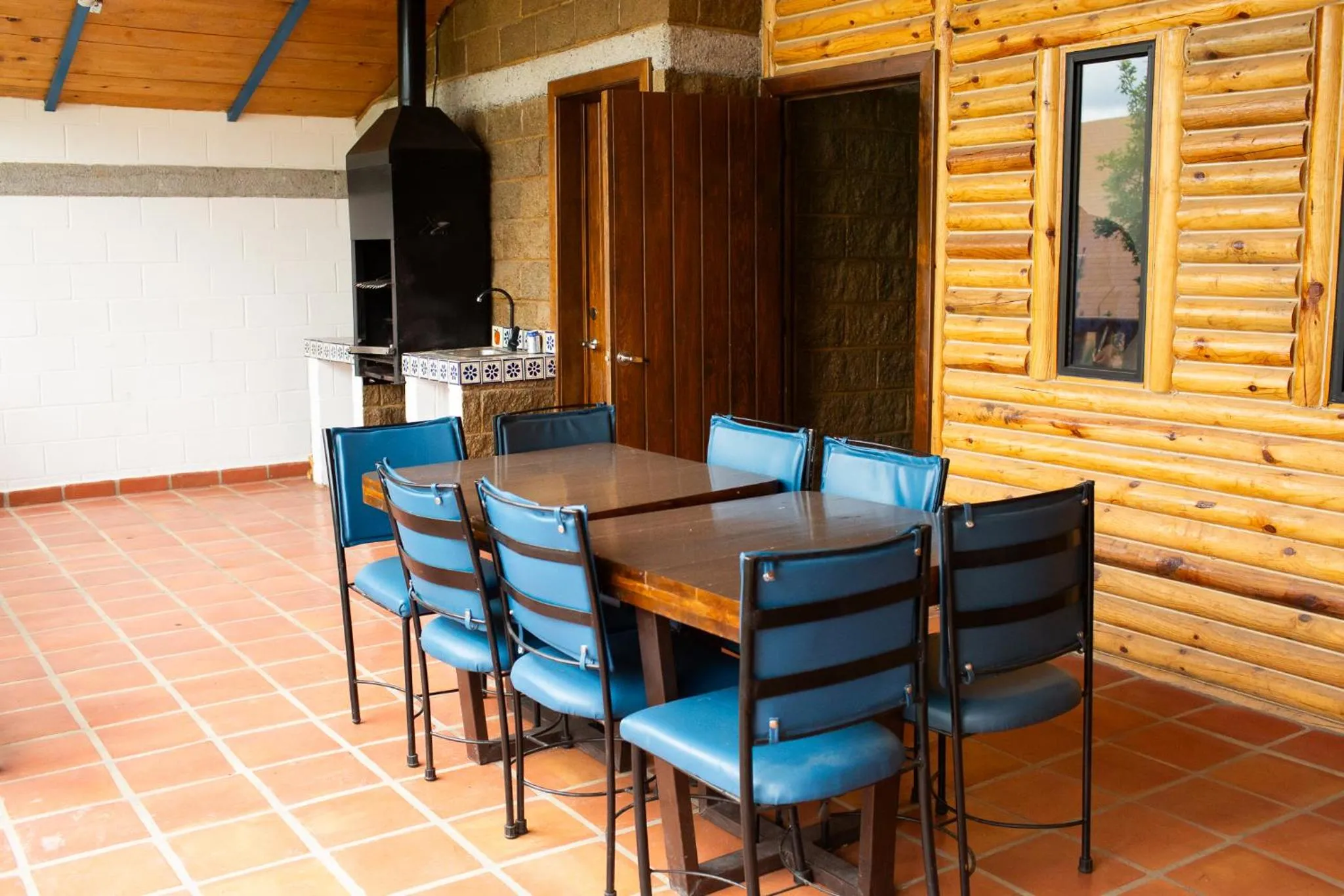 Balcony/Terrace in Cabañas Bungalos las Alazanas