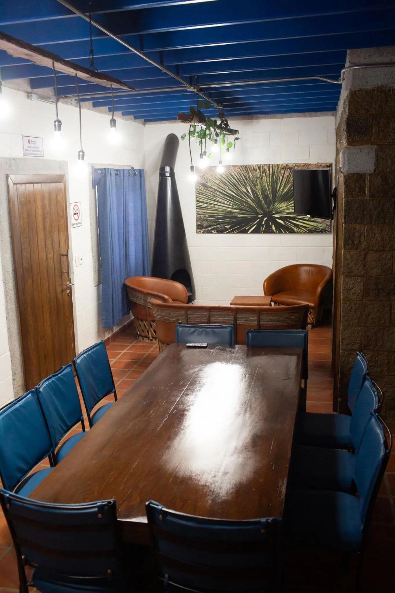 Dining area in Cabañas Bungalos las Alazanas