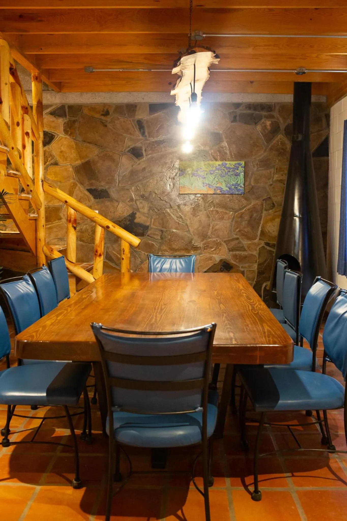 Dining area in Cabañas Bungalos las Alazanas