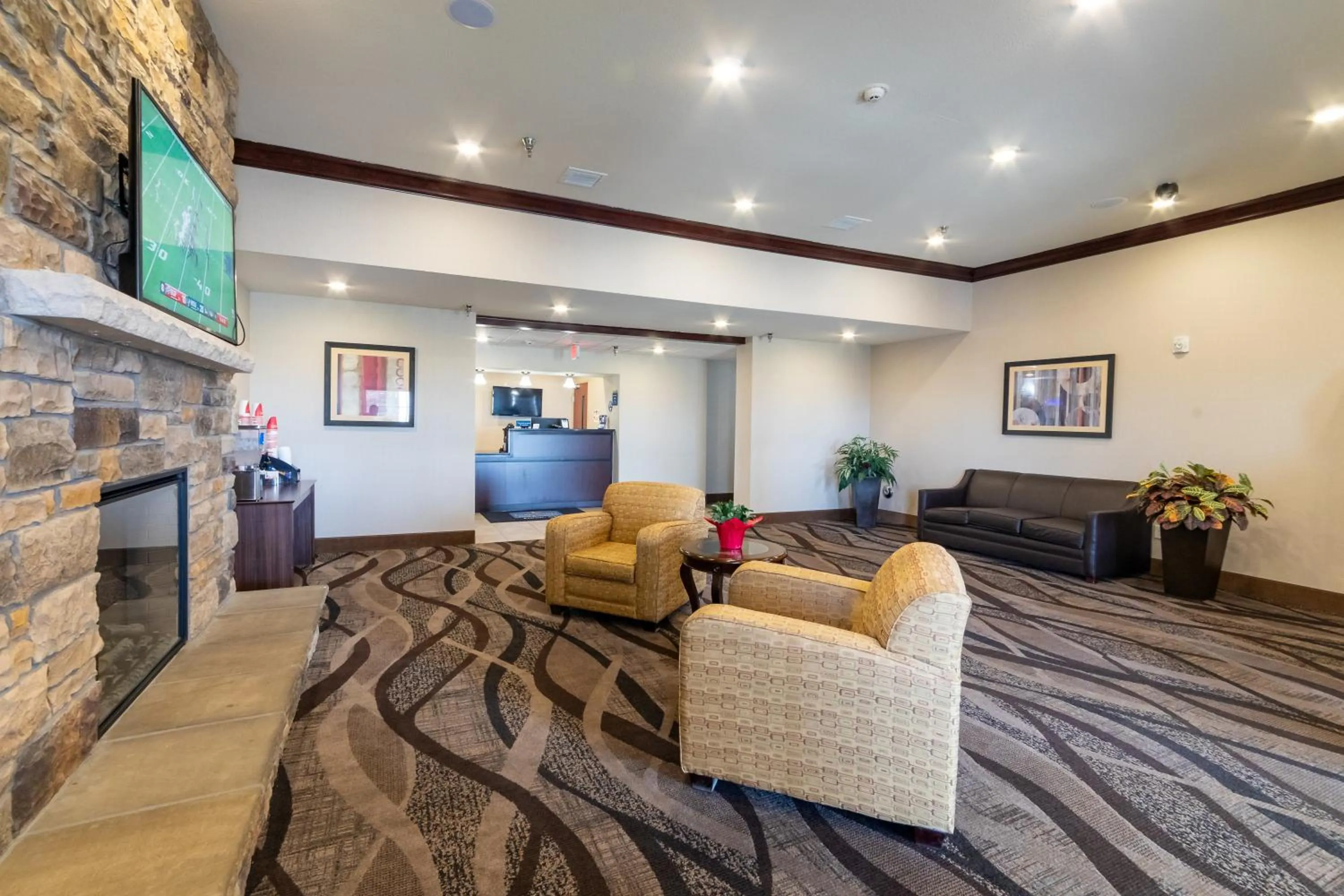Lobby or reception in Cobblestone Inn and Suites - Eaton