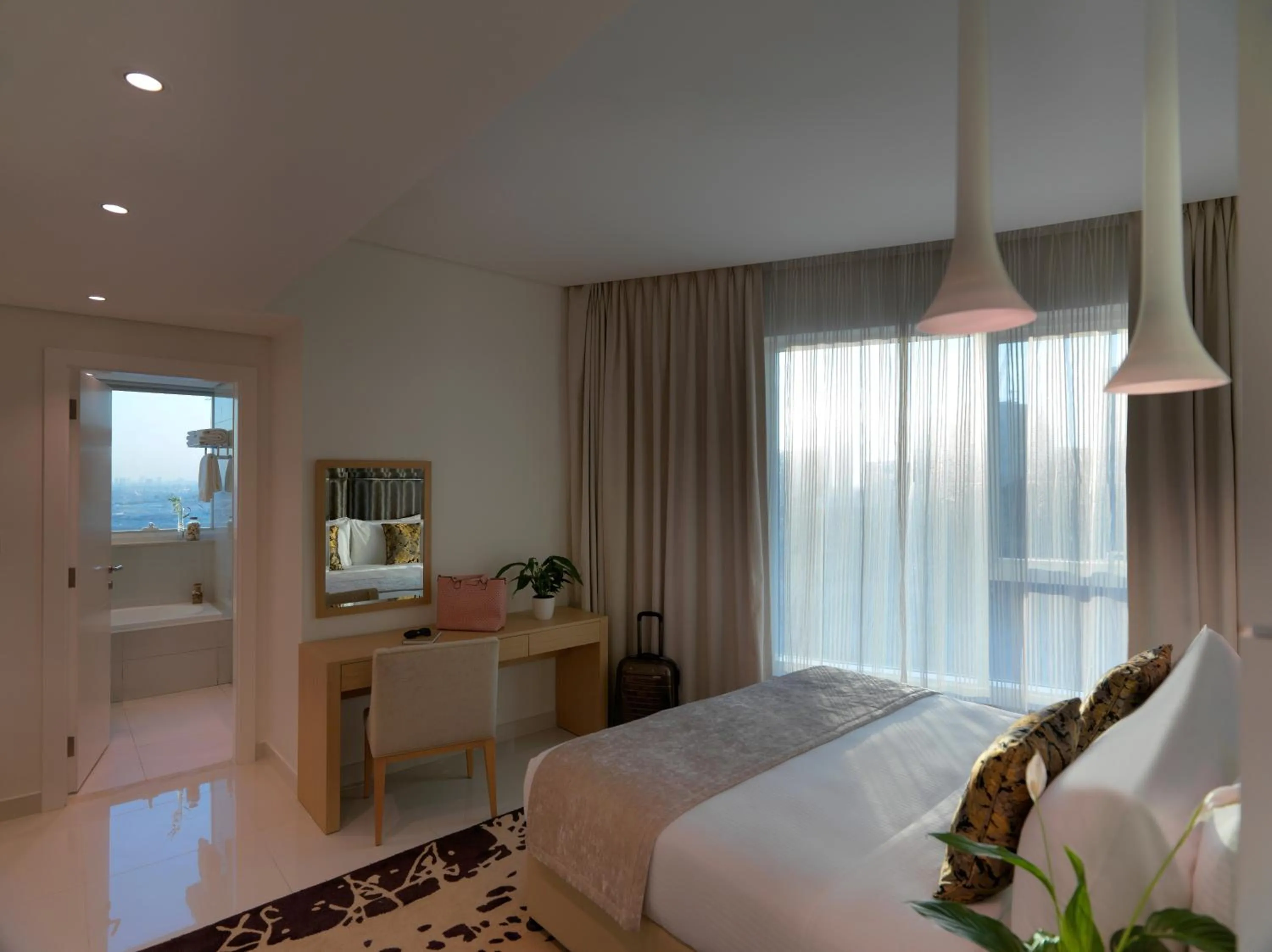 Bedroom, Bed in DAMAC Maison Canal Views