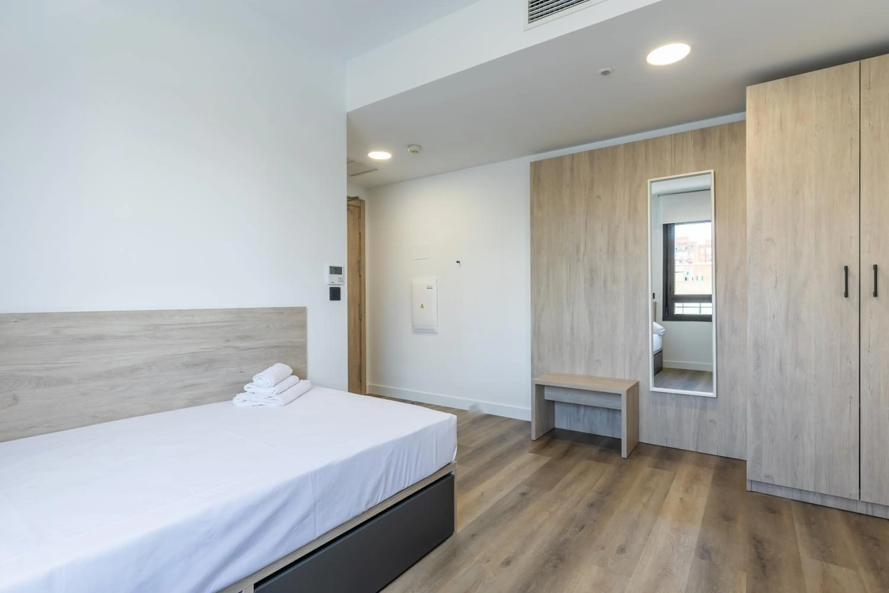 Photo of the whole room, Bed in Micampus Manuel Tovar 6 Student Residence