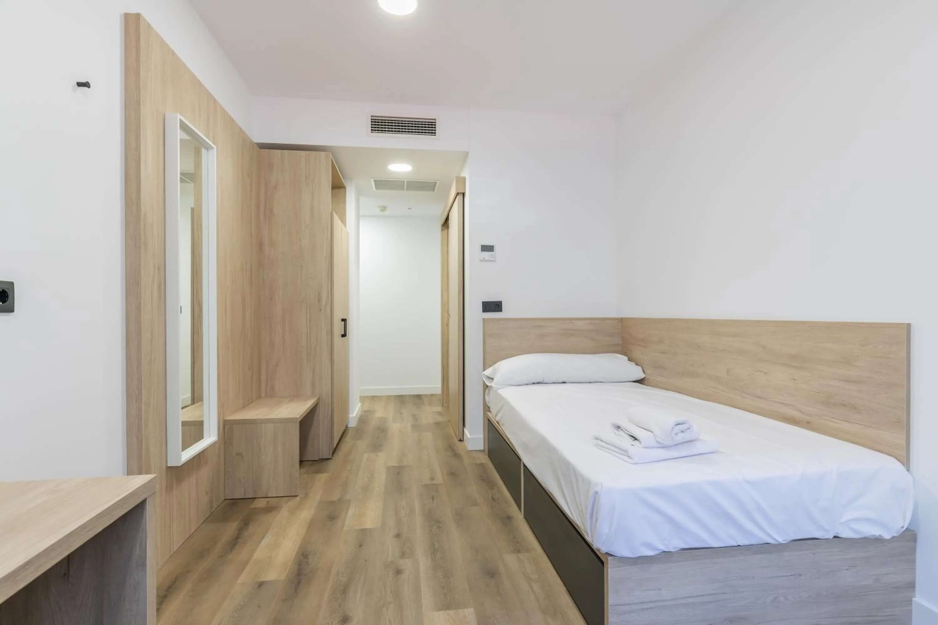 Photo of the whole room, Bed in Micampus Manuel Tovar 6 Student Residence