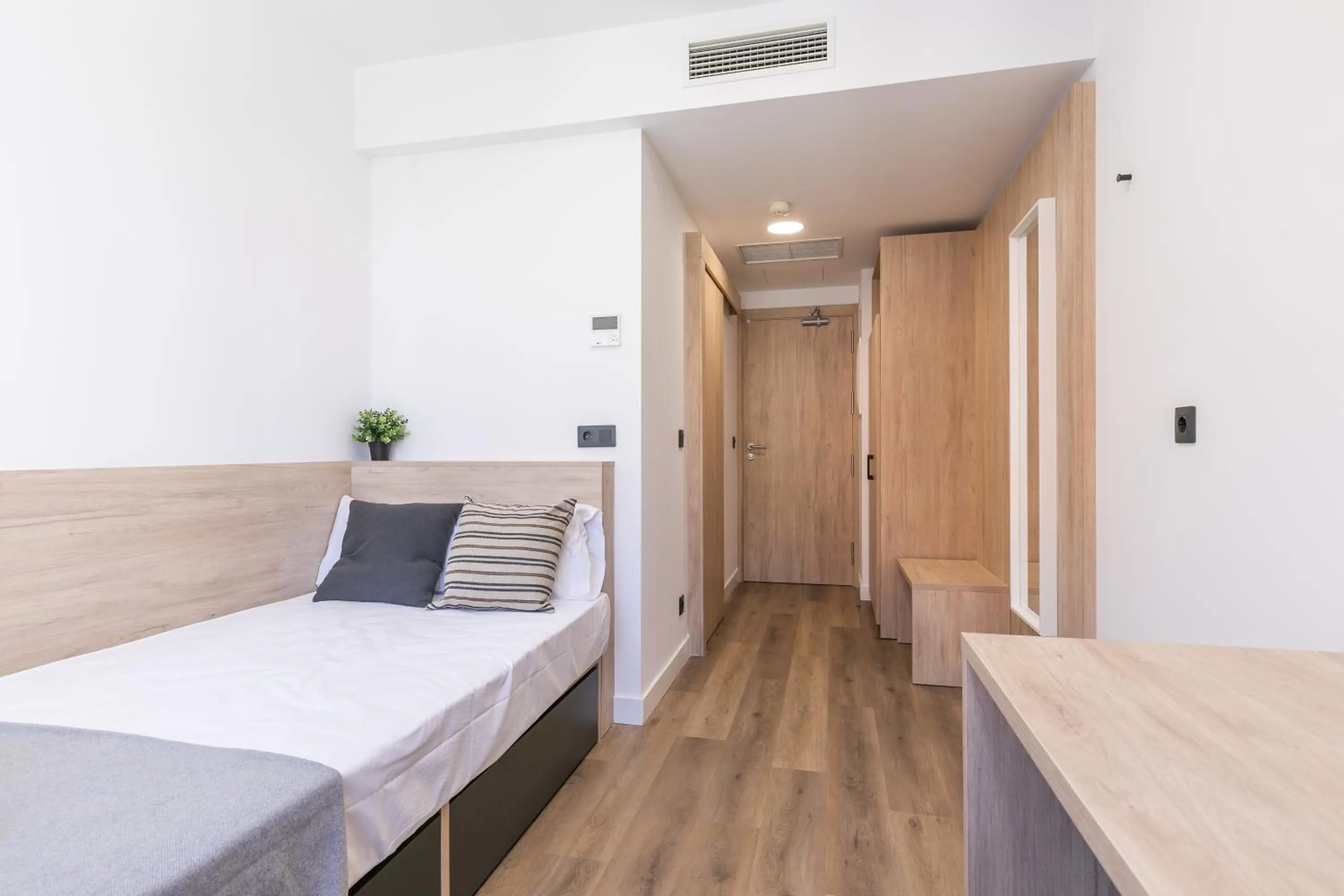 Photo of the whole room, Bed in Micampus Manuel Tovar 6 Student Residence