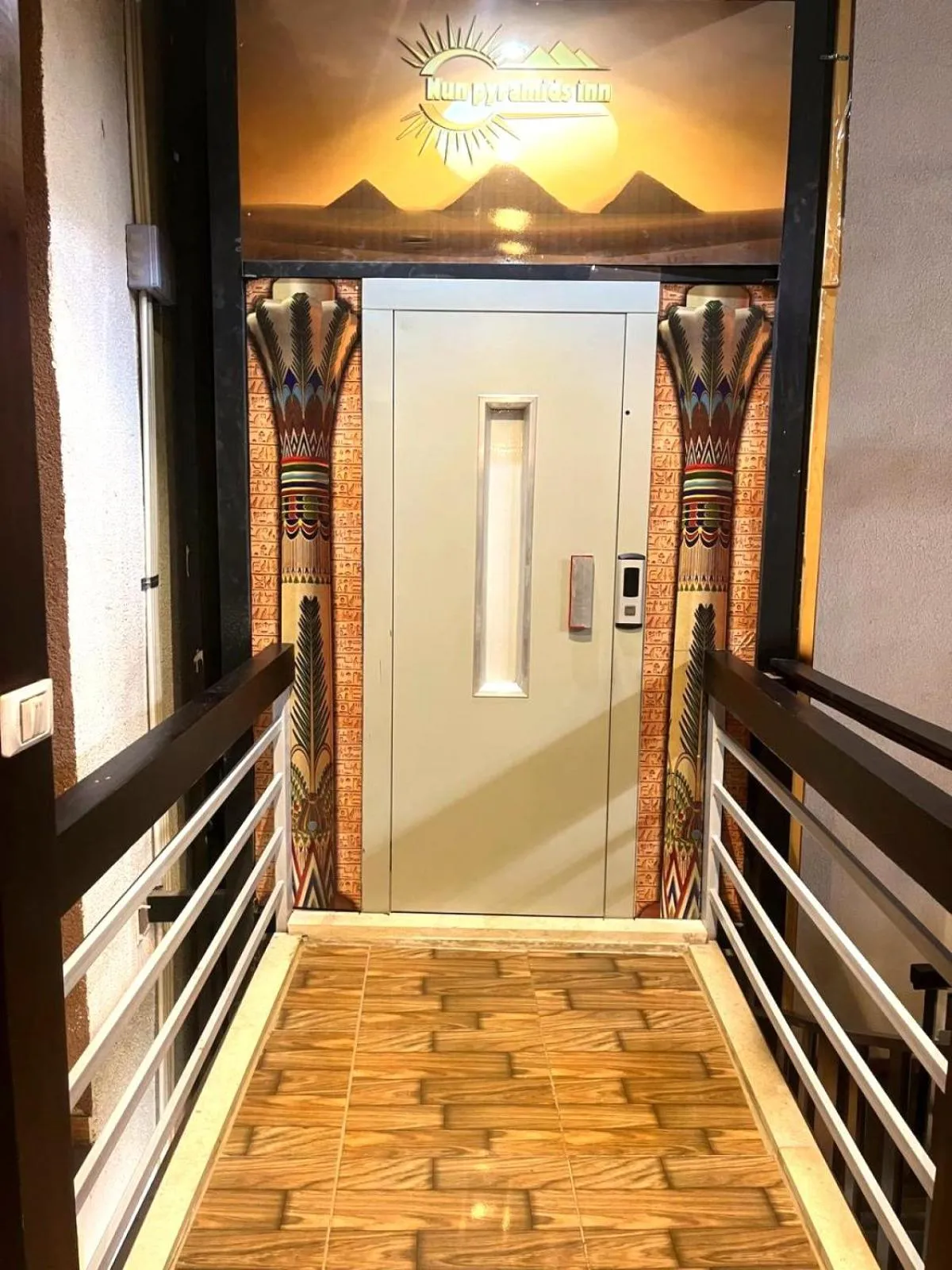 elevator in Nun Pyramids INN