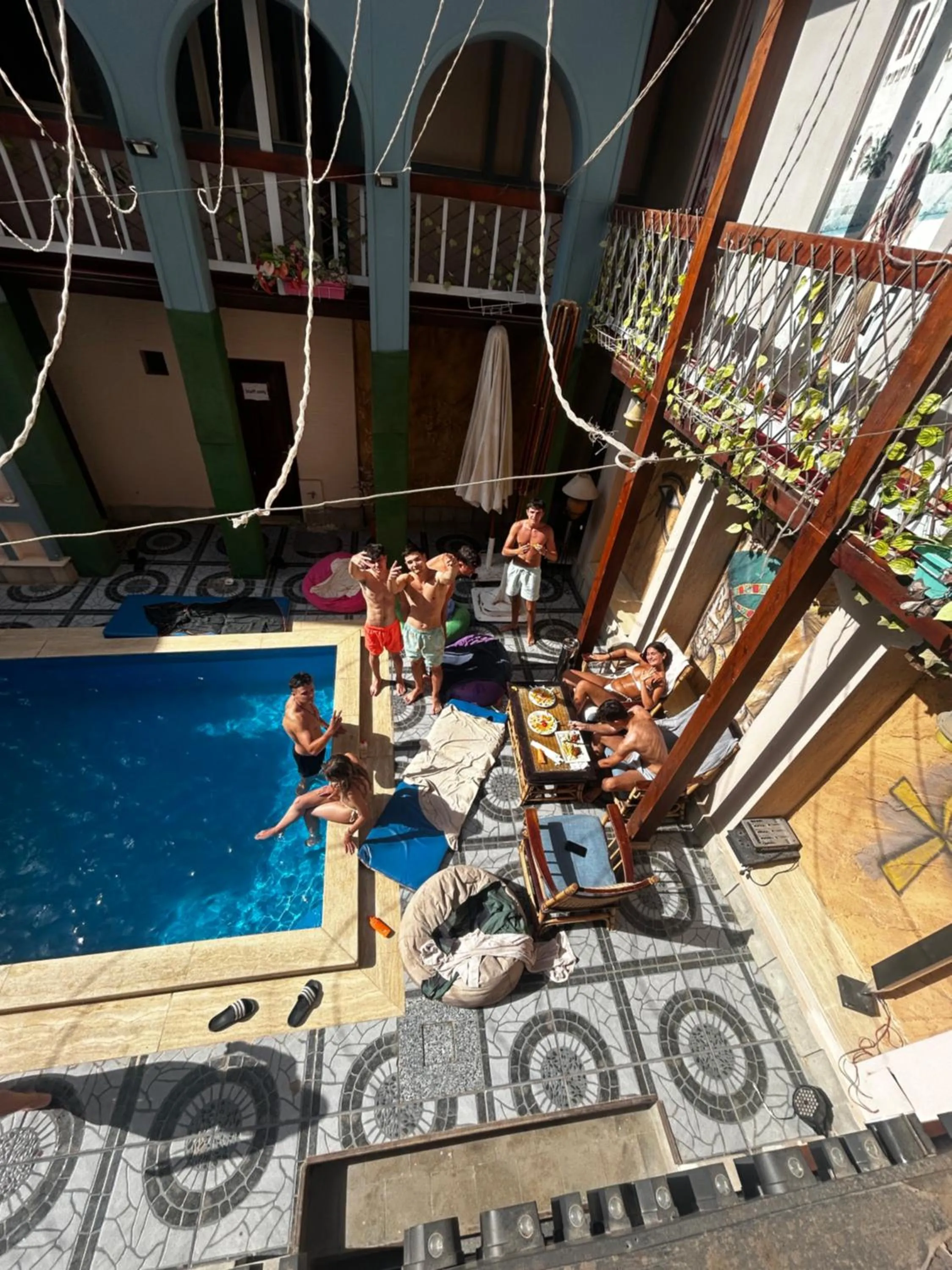 Swimming pool in Nun Pyramids INN