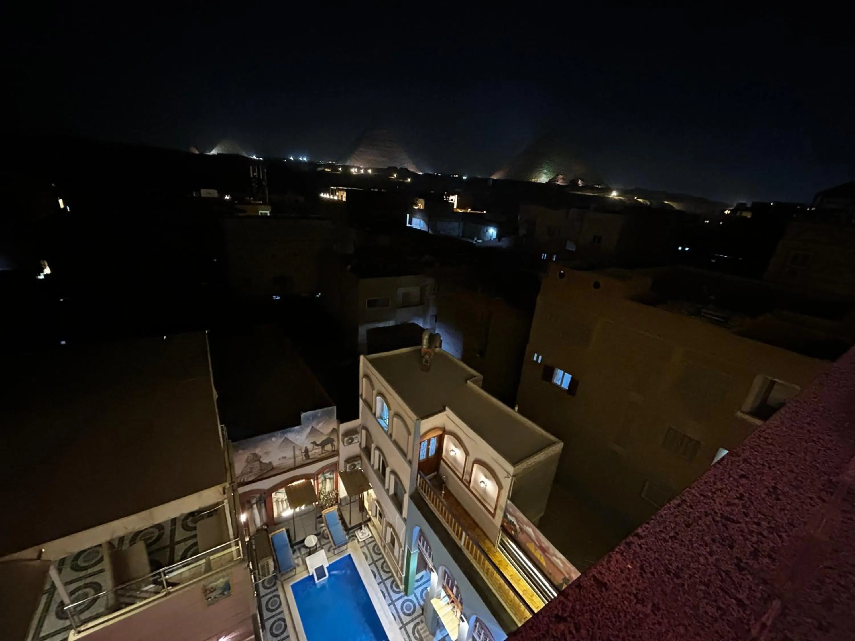 View (from property/room) in Nun Pyramids INN