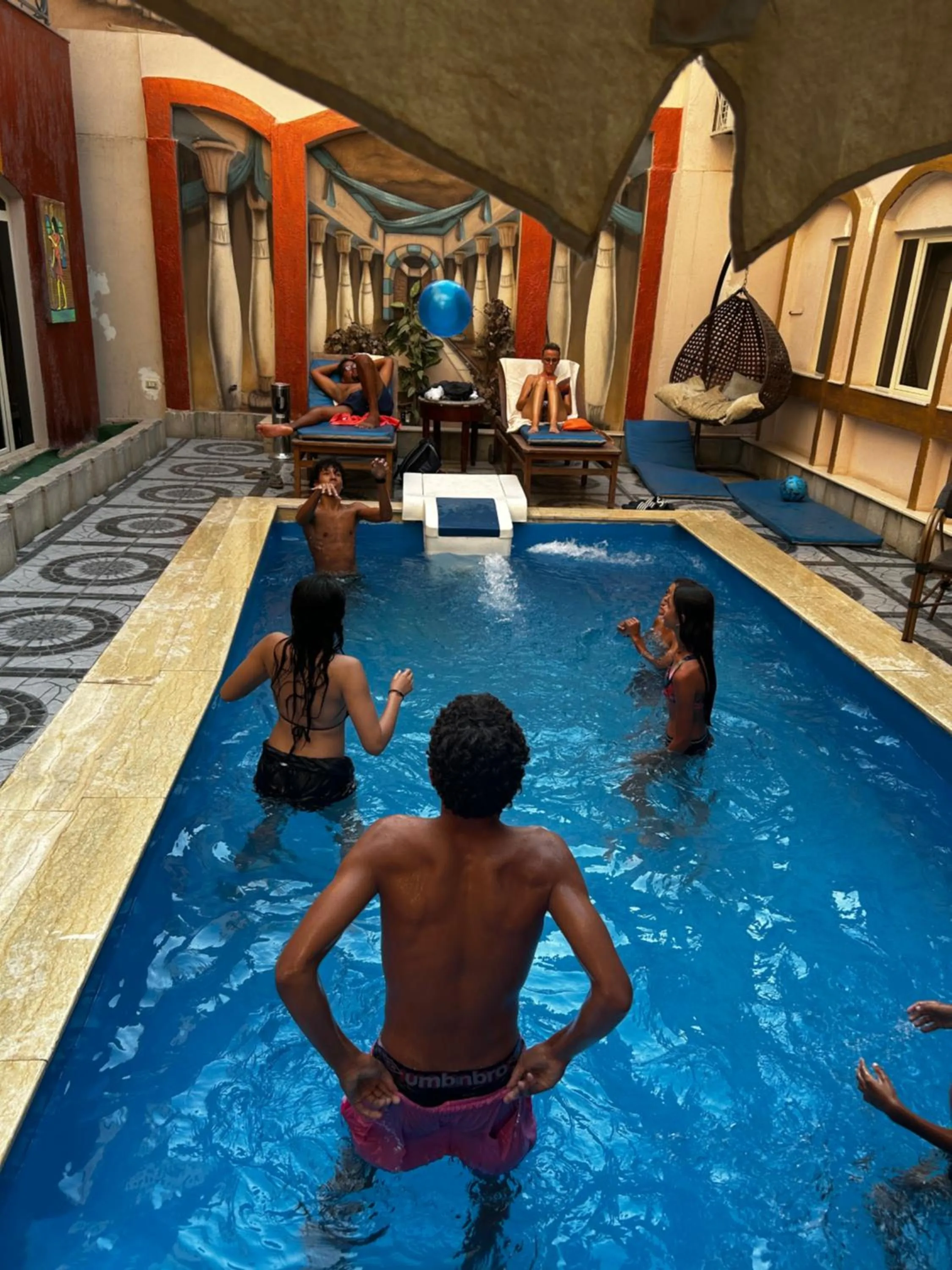 Swimming pool in Nun Pyramids INN
