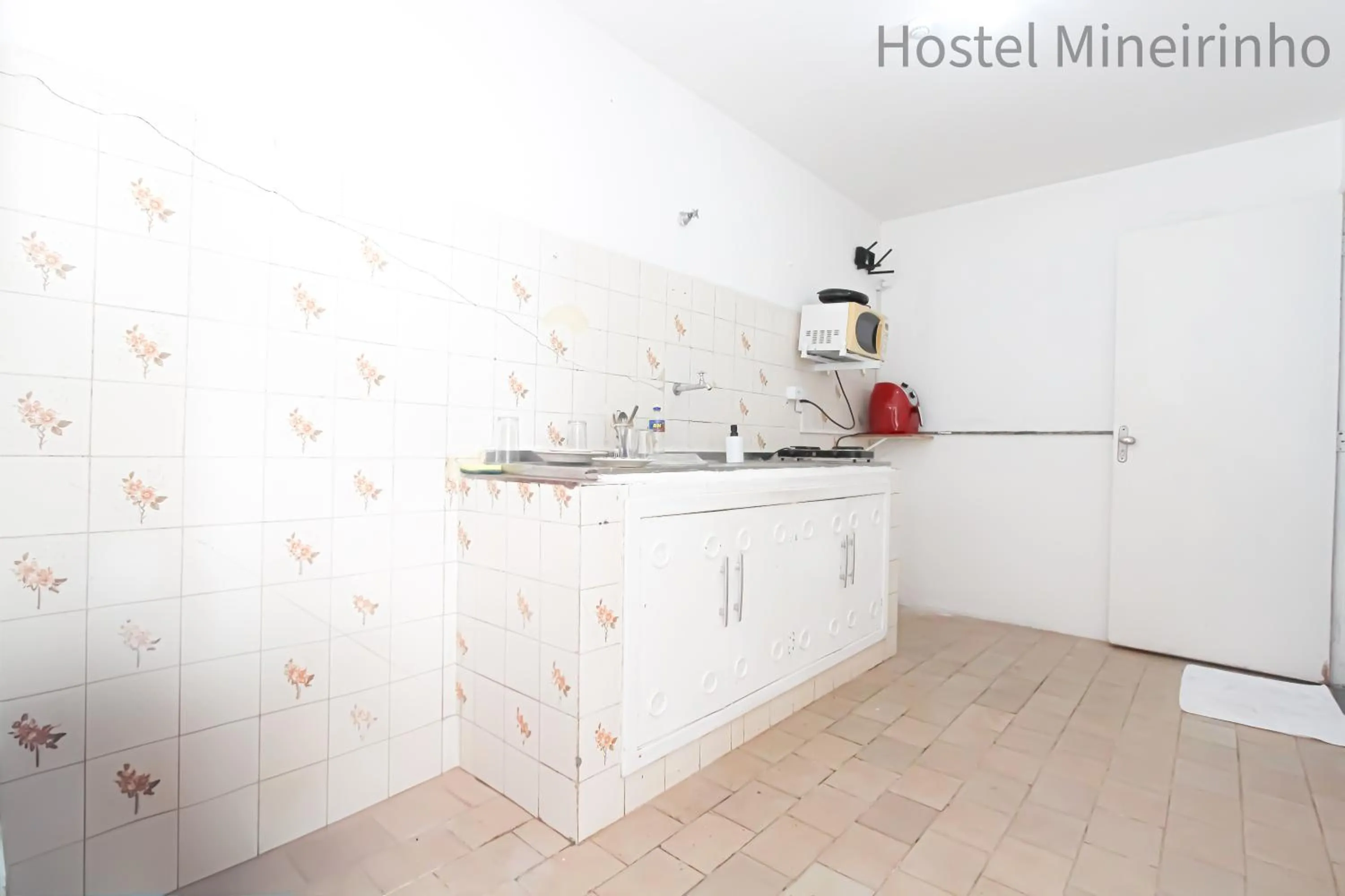 Kitchen or kitchenette in Hostel Mineirinho