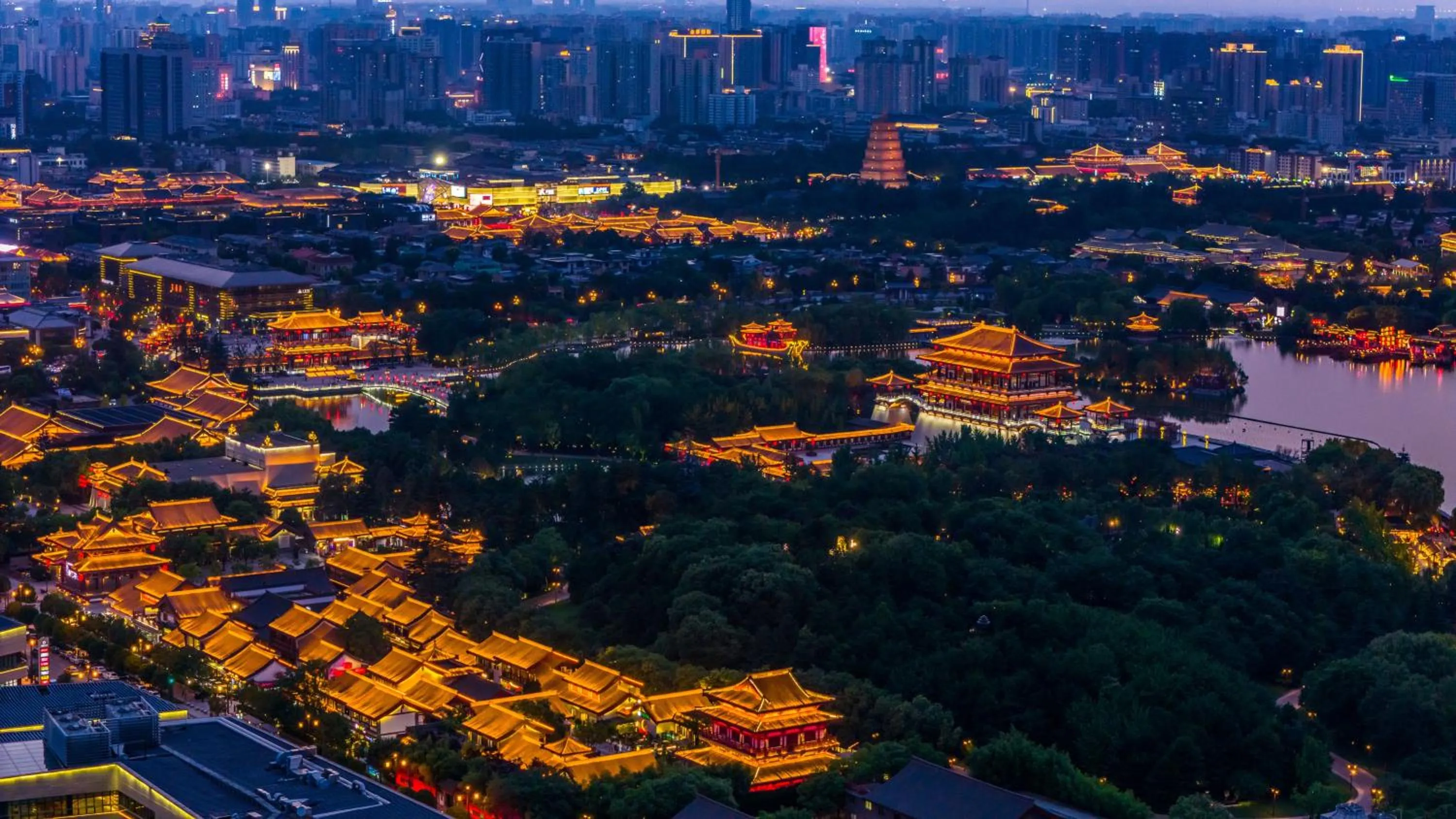 Bird's eye view in Gran Melia Xi'an