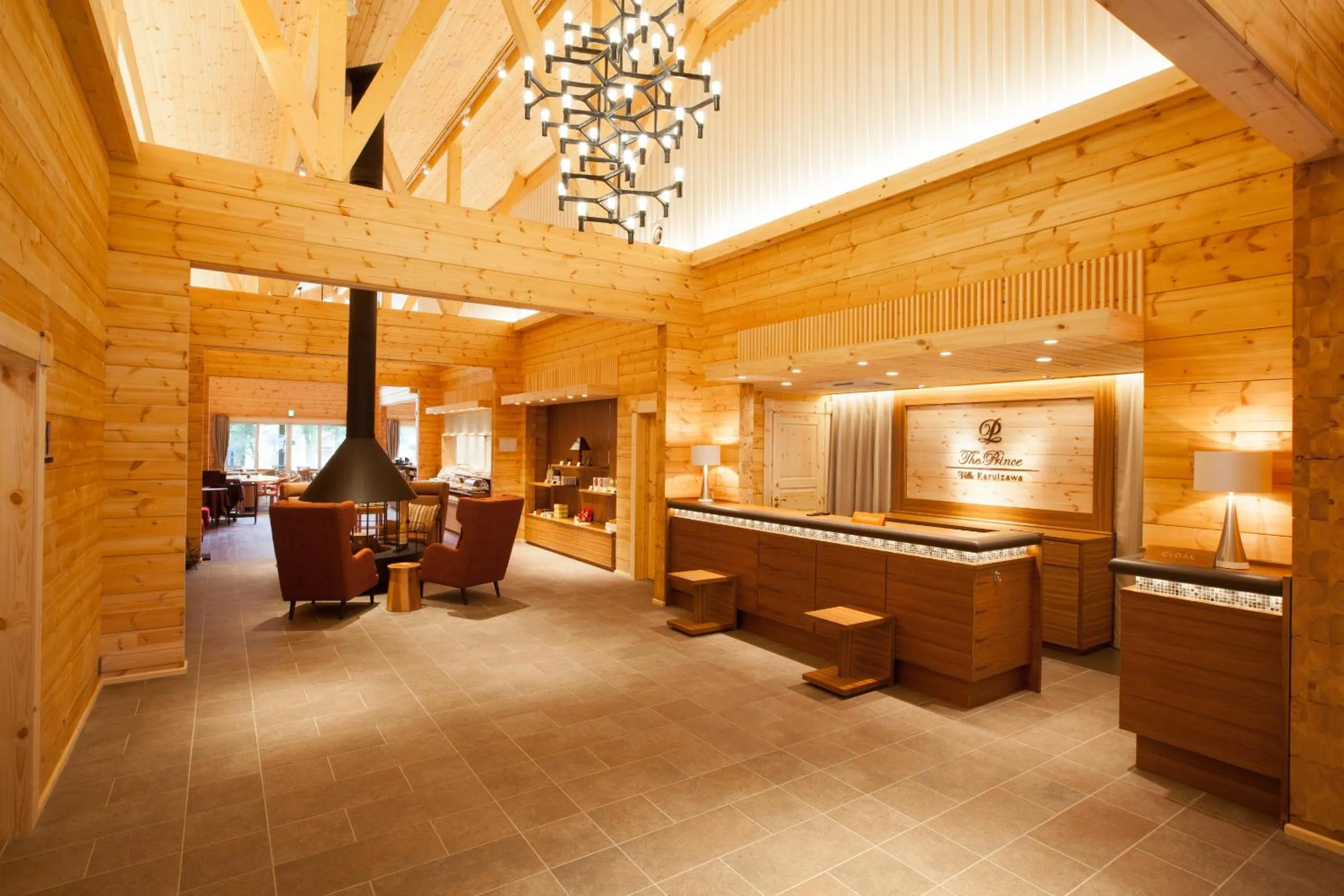 Lobby or reception in The Prince Villa Karuizawa