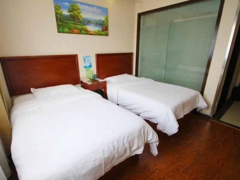 Bed in GreenTree Inn Shanghai Meilan Lake Hutai Road Express Hotel