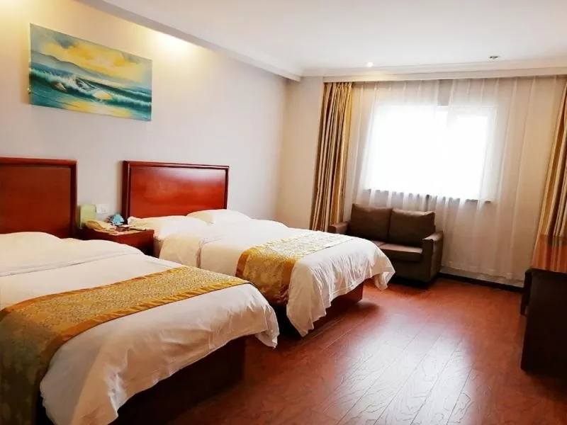 Bed in GreenTree Inn Shanghai Meilan Lake Hutai Road Express Hotel