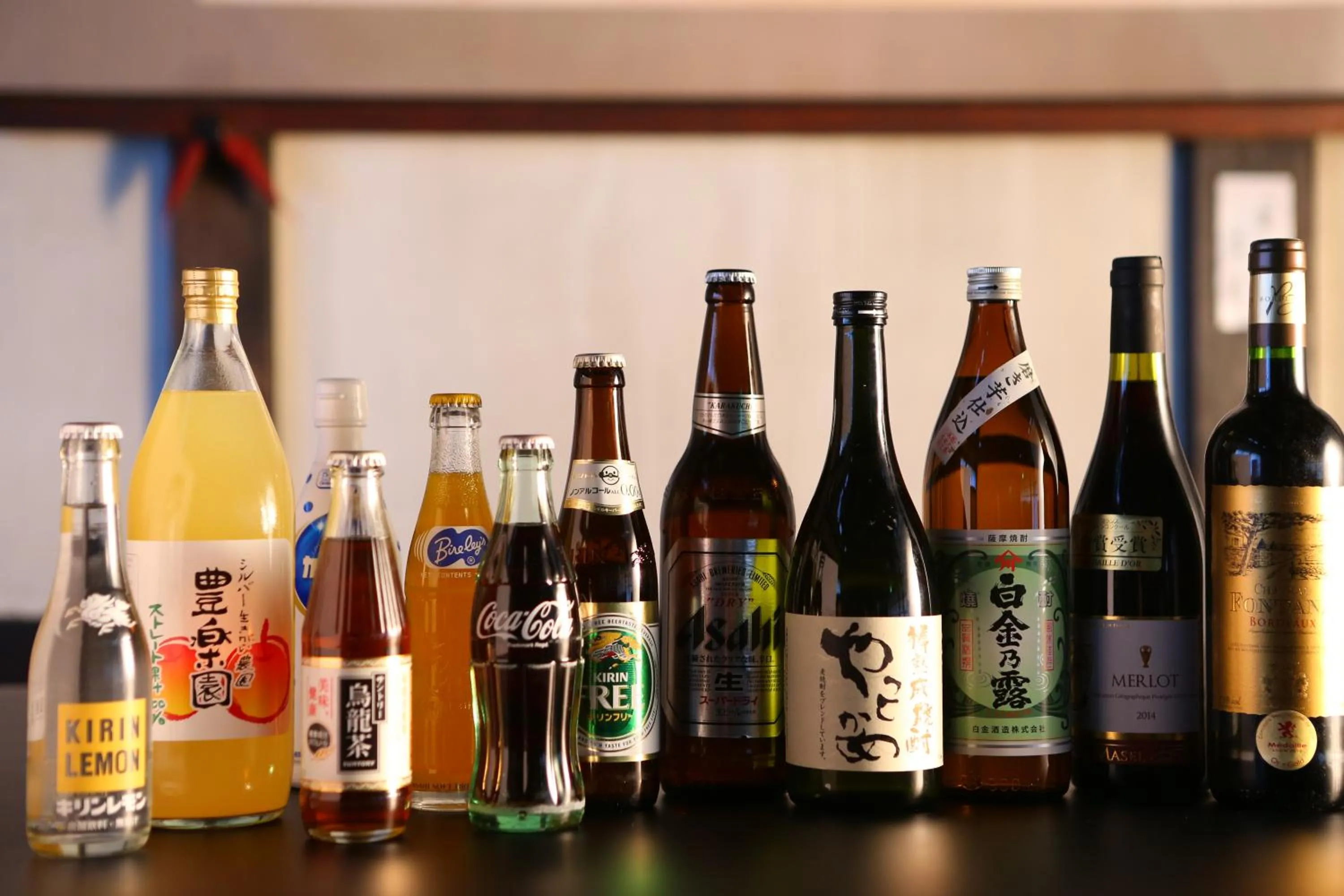 Alcoholic drinks in Iwamura Sanso