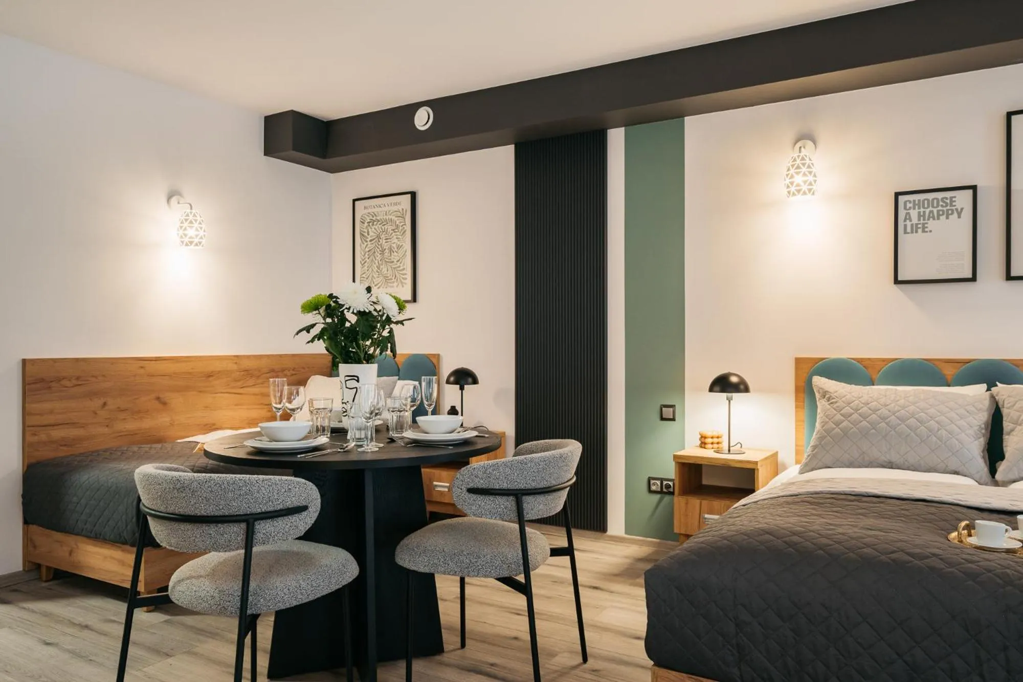 Bed in ORSO Rooms & Apartments - LoftAffair Collection