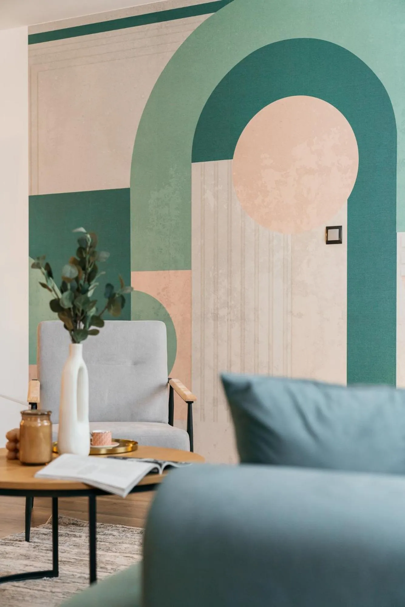 Seating area in ORSO Rooms & Apartments - LoftAffair Collection