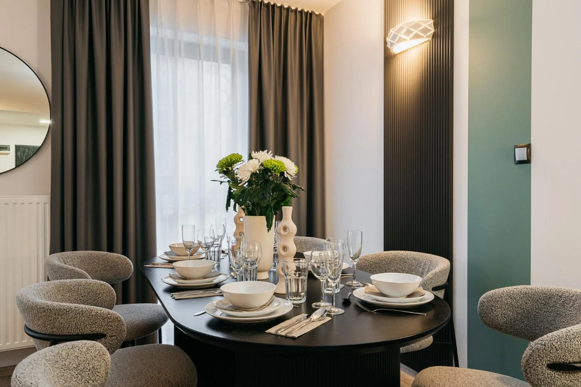 Dining area in ORSO Rooms & Apartments - LoftAffair Collection