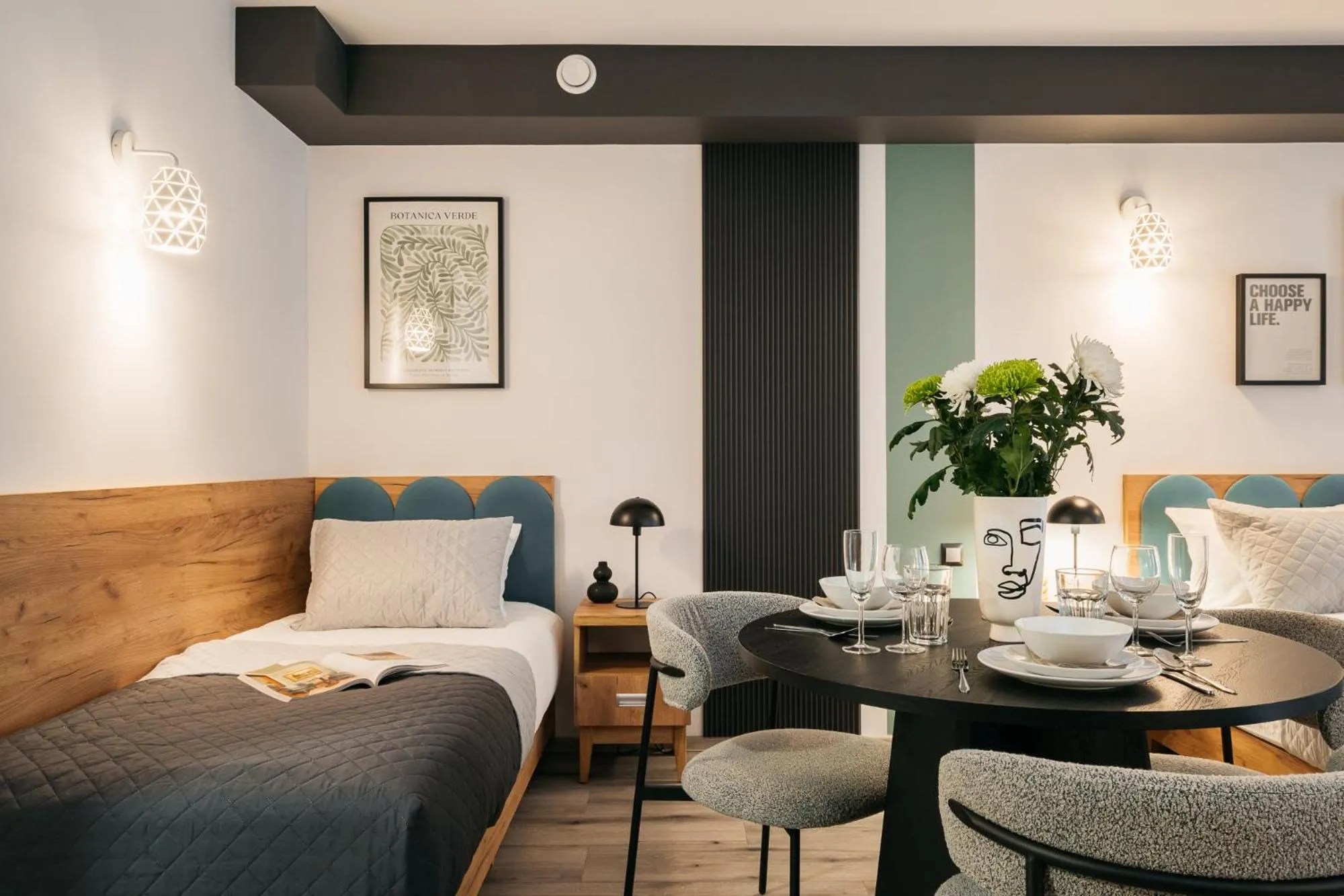 Bed in ORSO Rooms & Apartments - LoftAffair Collection