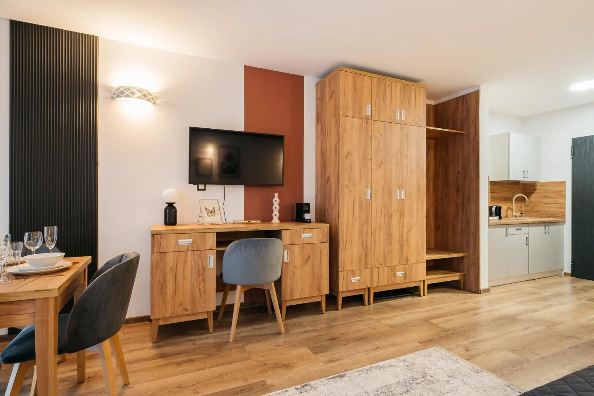 Seating area in ORSO Rooms & Apartments - LoftAffair Collection