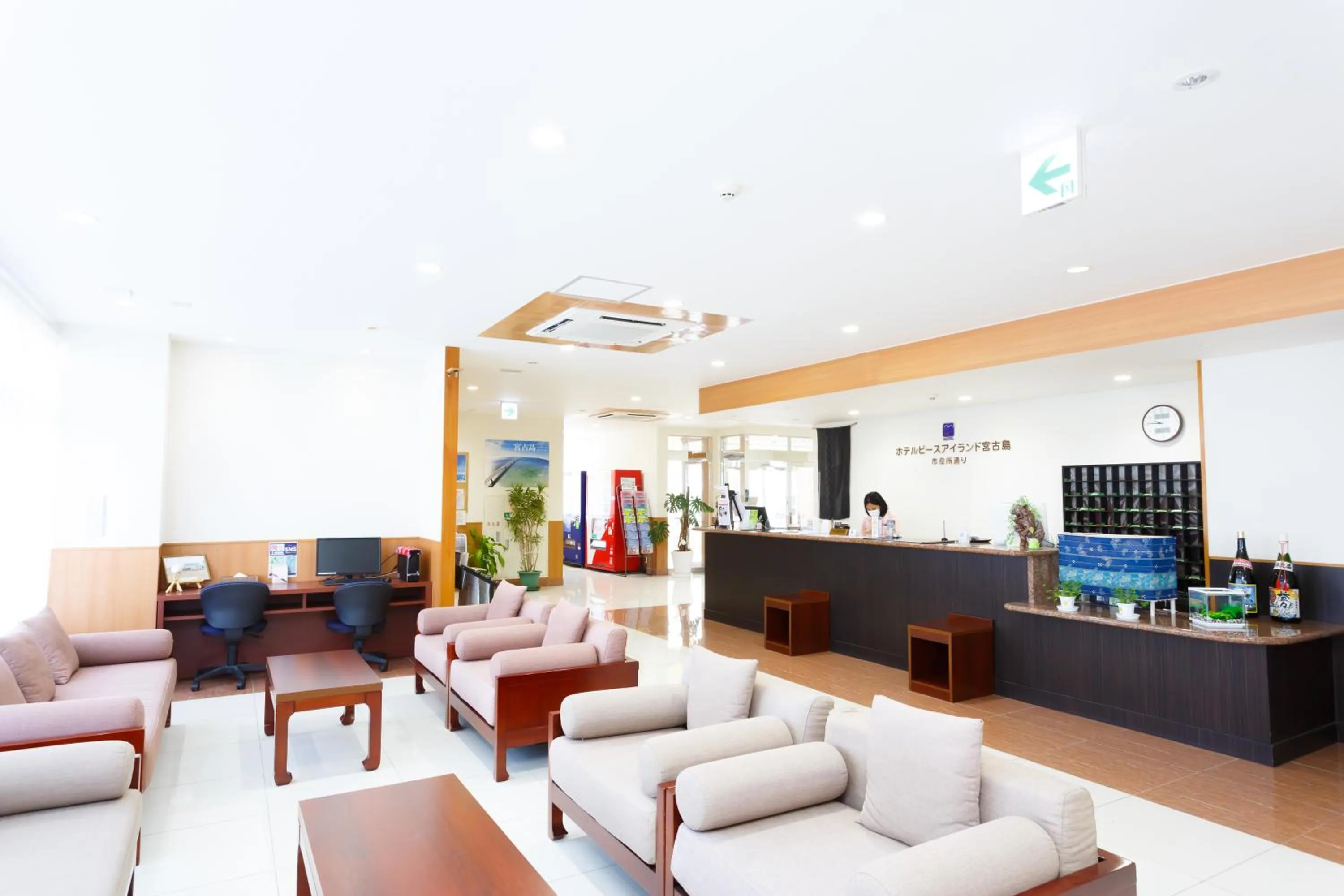 Lobby or reception in Hotel Peace Island Miyakojima Shiyakusho Tori