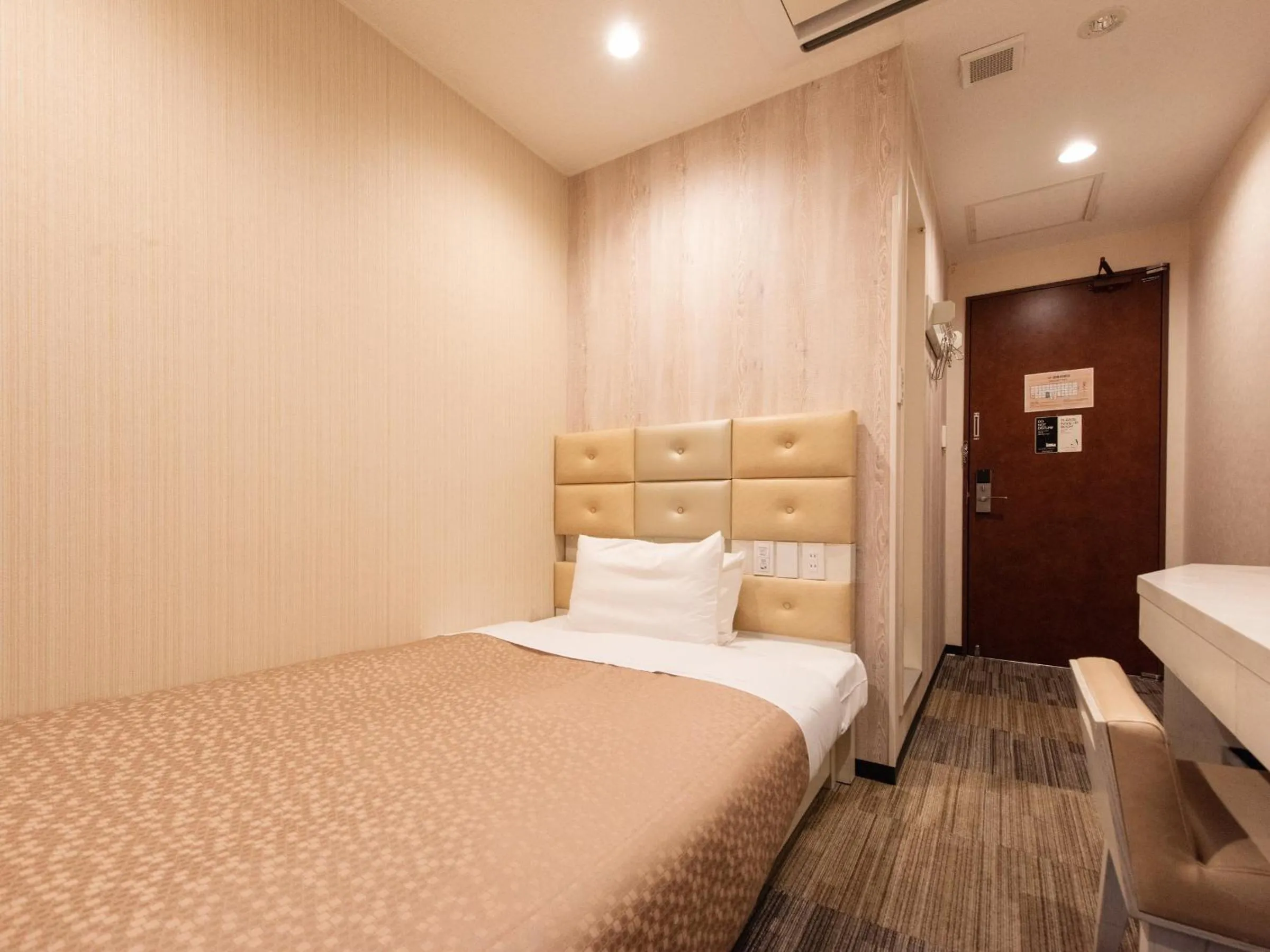 Photo of the whole room, Bed in HOTEL RELIEF Sapporo Susukino