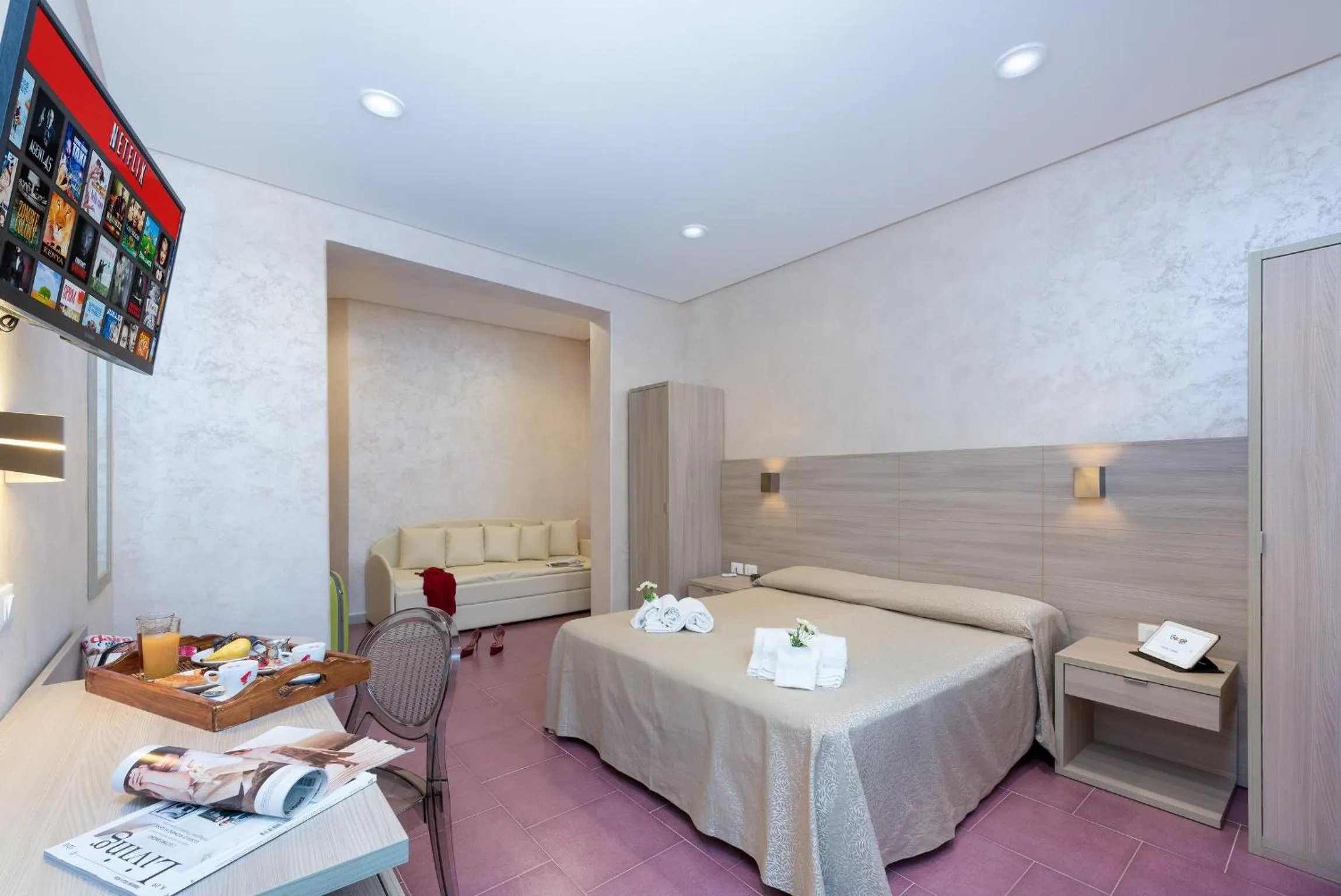 TV and multimedia in Hotel Biancolilla