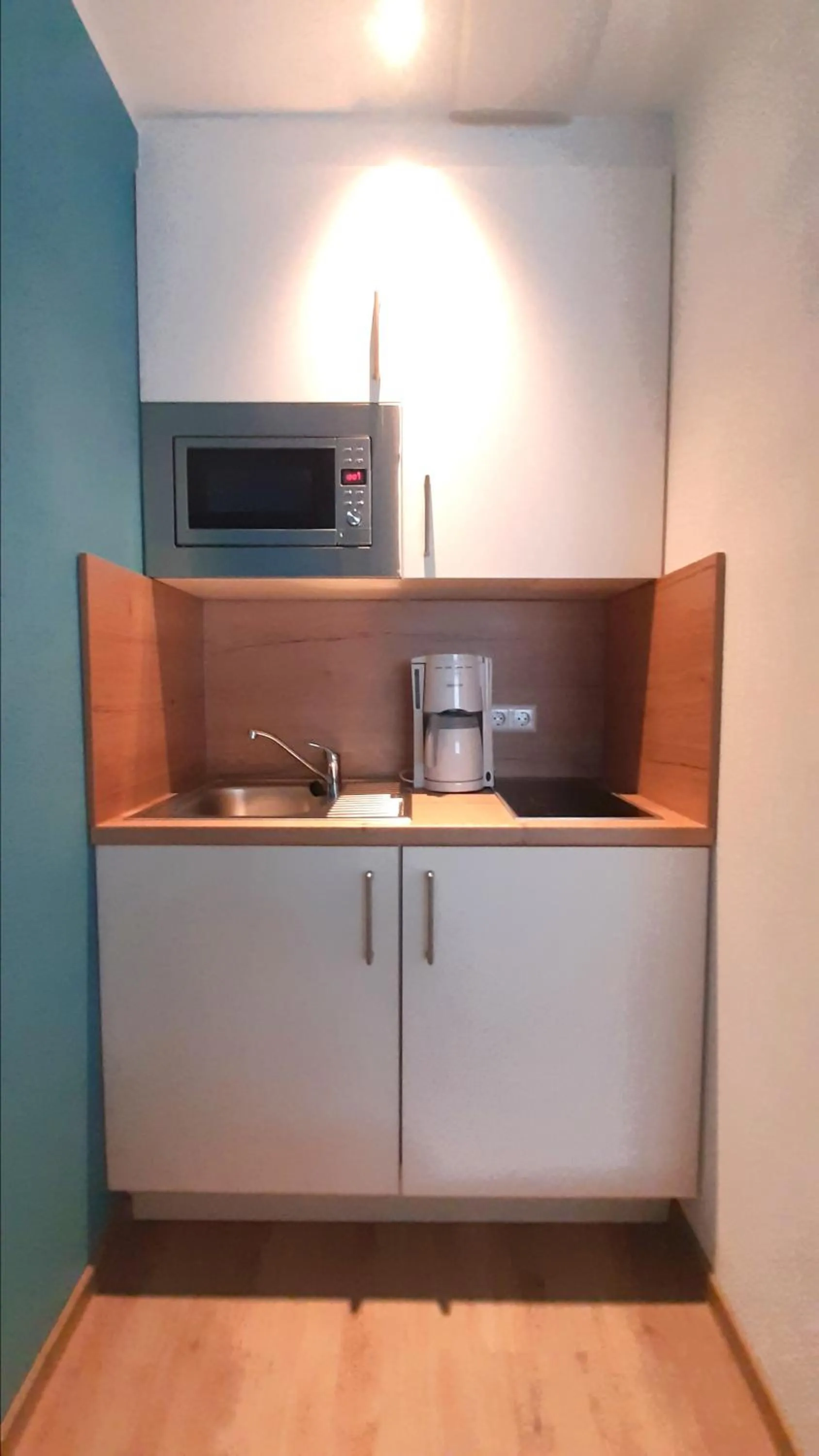 Kitchen or kitchenette in Naturlaub-Domizil Oster-Franzen
