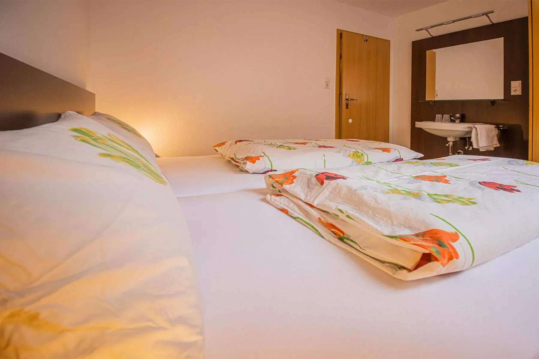 Bedroom, Bed in Haus Niedermättle