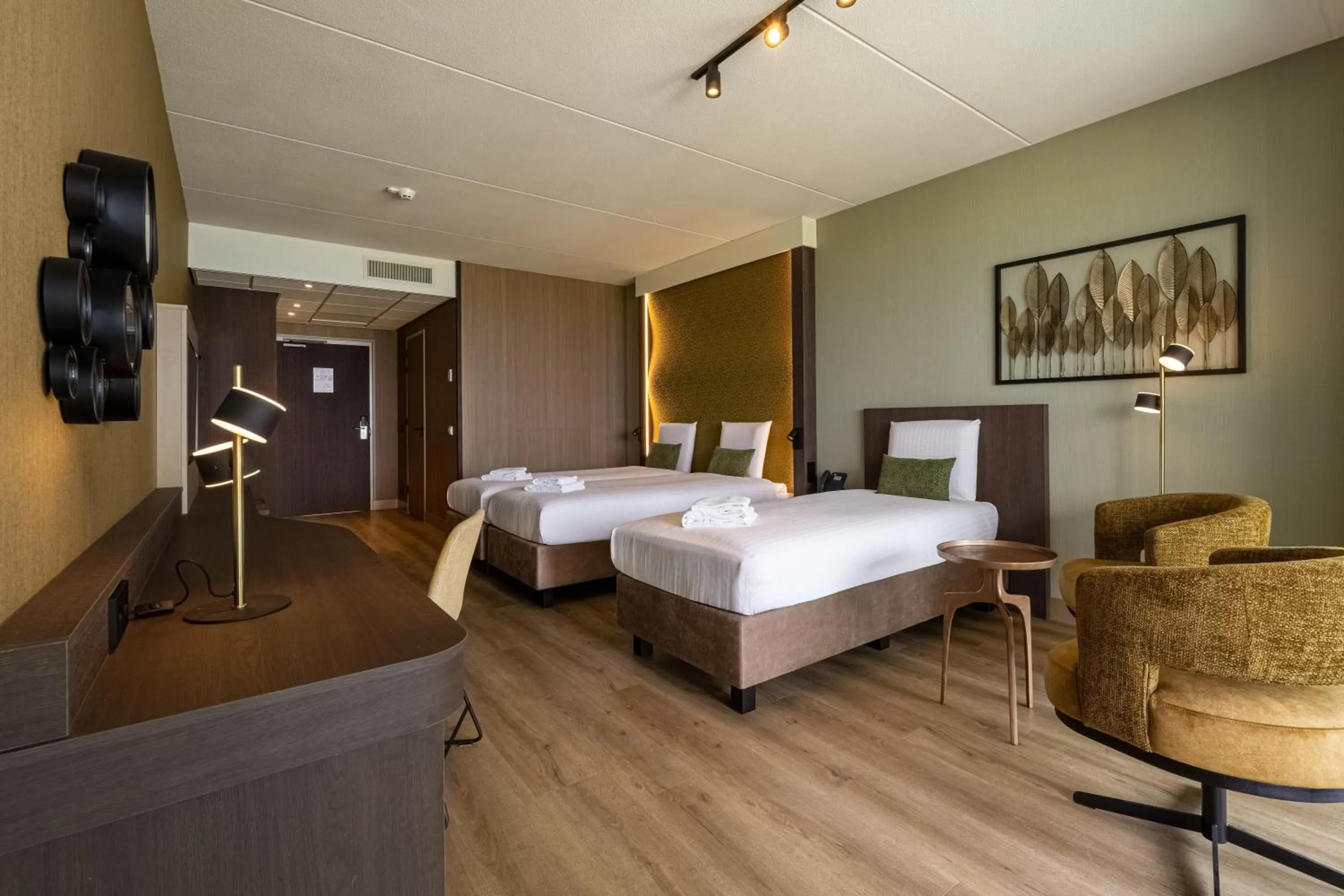 Bed in Strandhotel Het Hoge Duin