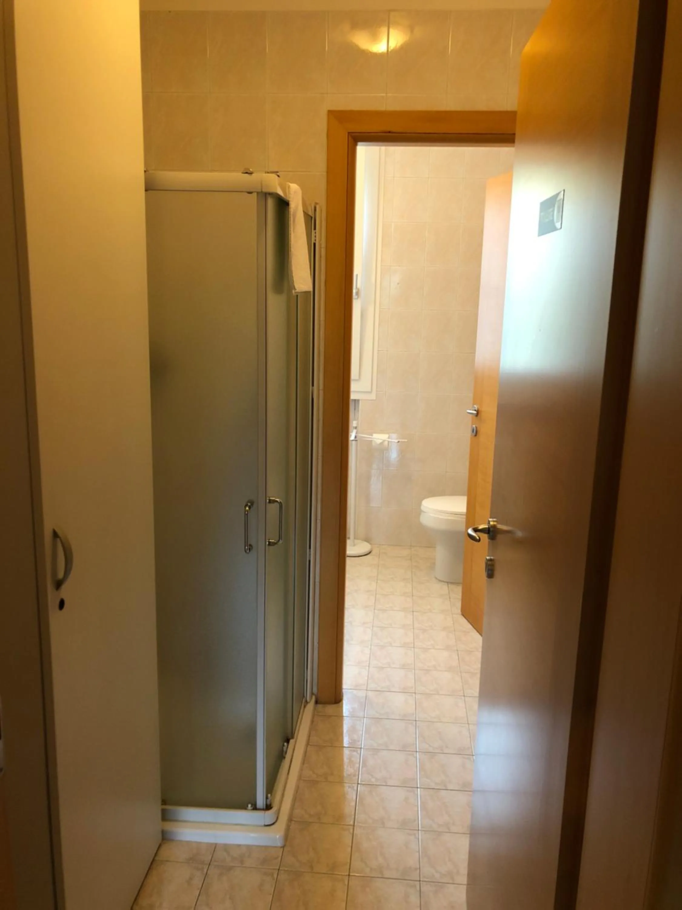 Shower in Bed and Breakfast La Sosta