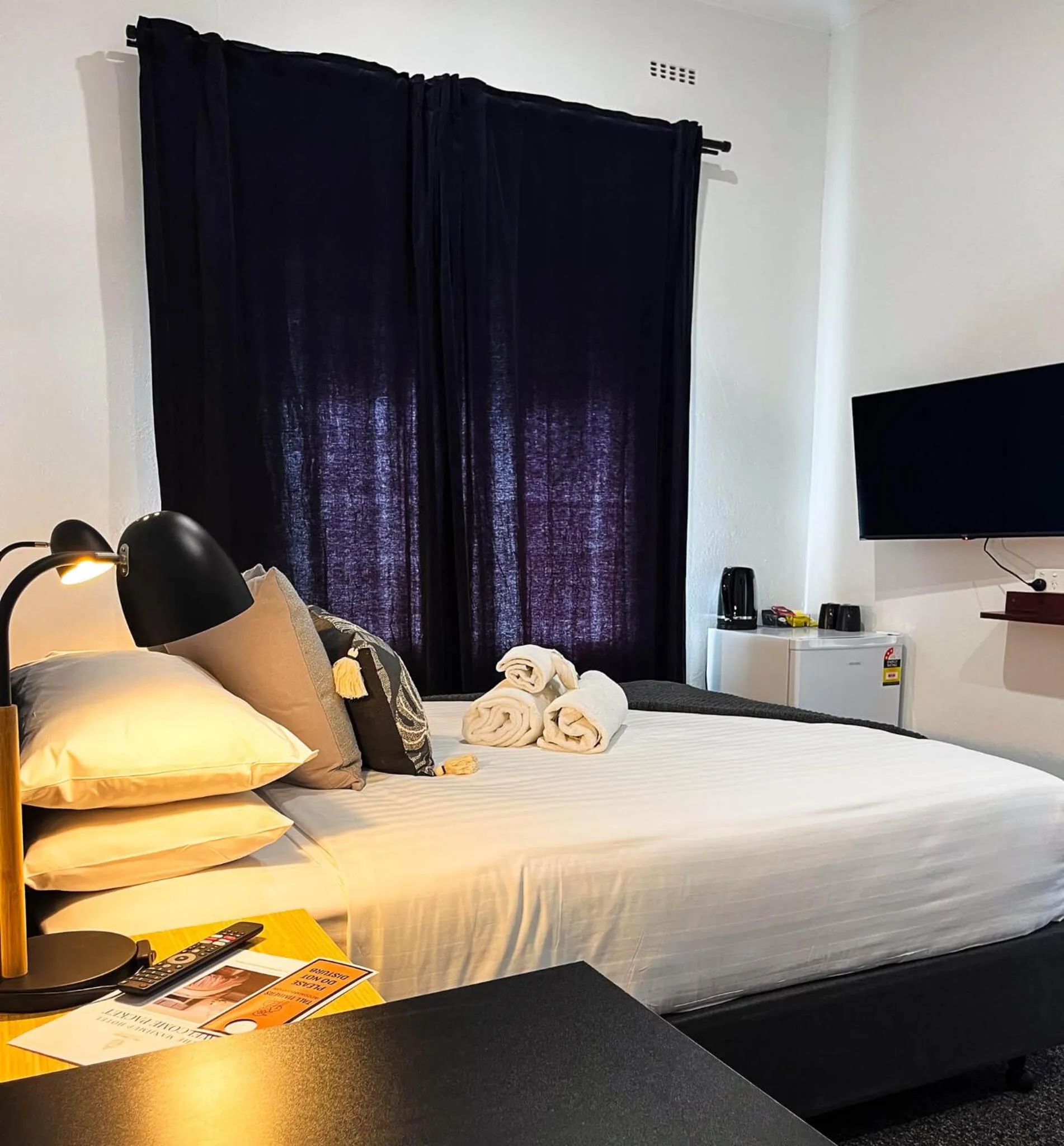 Bed in Manjimup Hotel