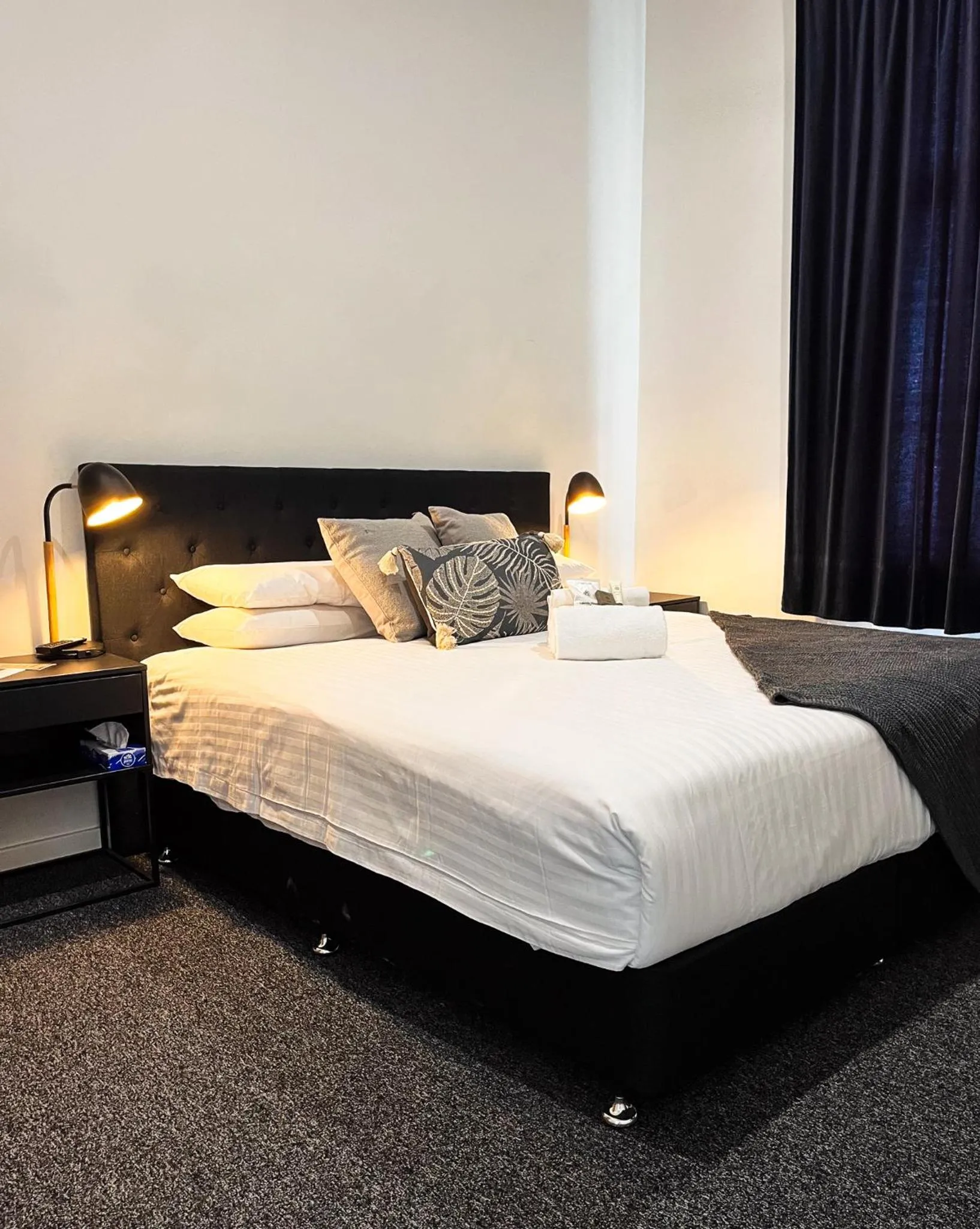 Bed in Manjimup Hotel