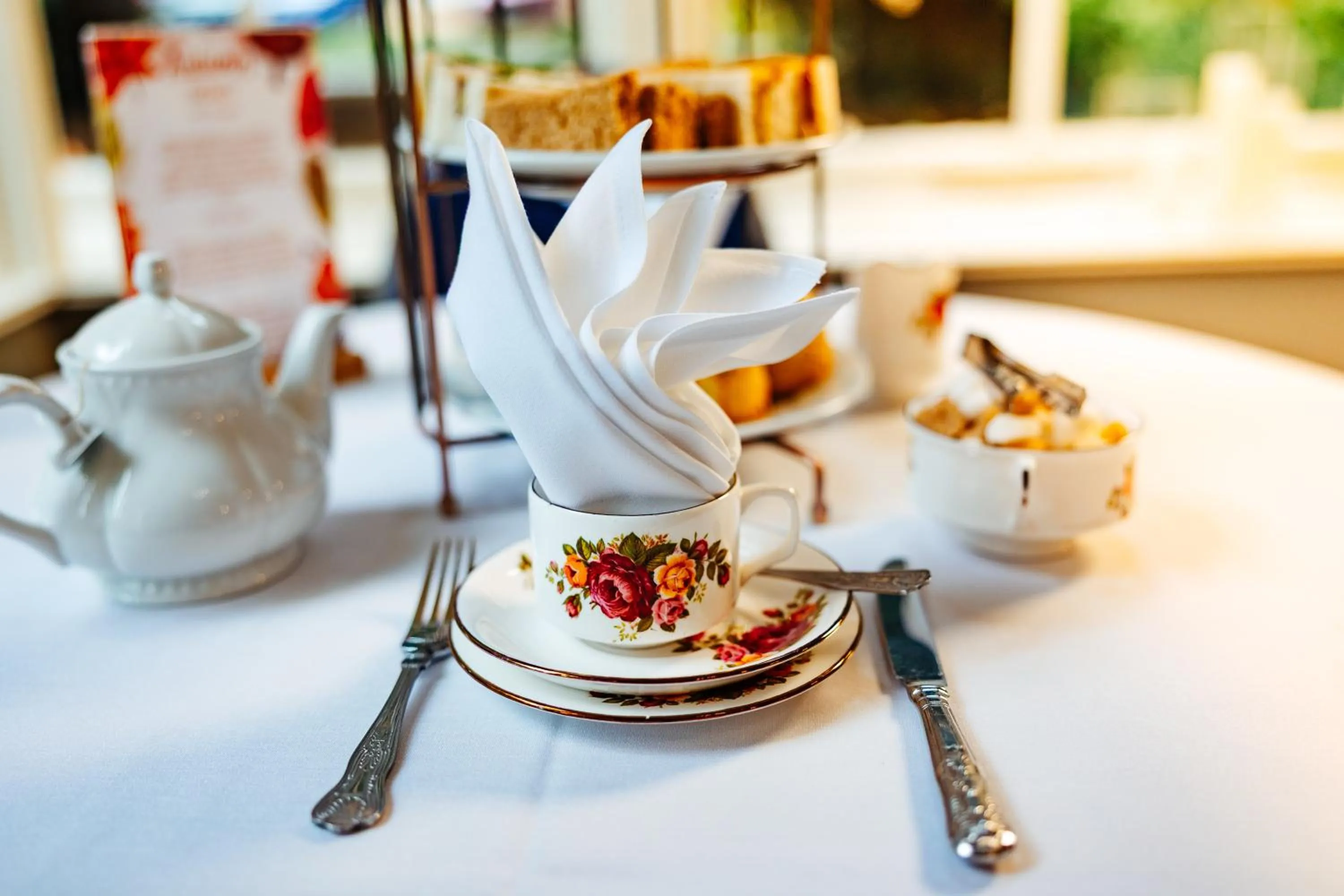 Food in Woodland Manor Hotel