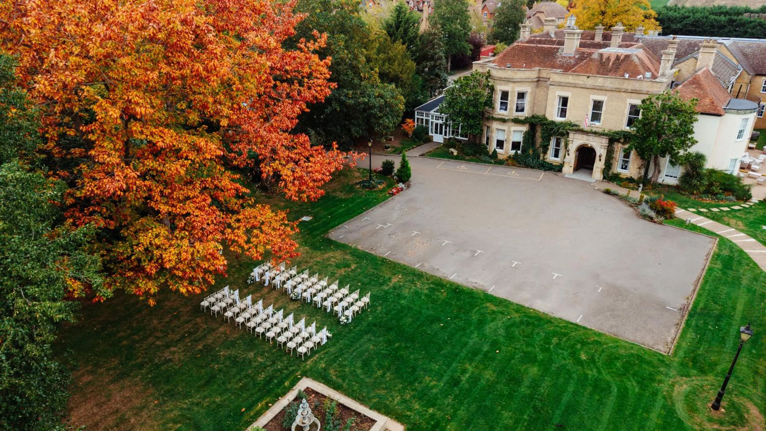 Bird's eye view in Woodland Manor Hotel
