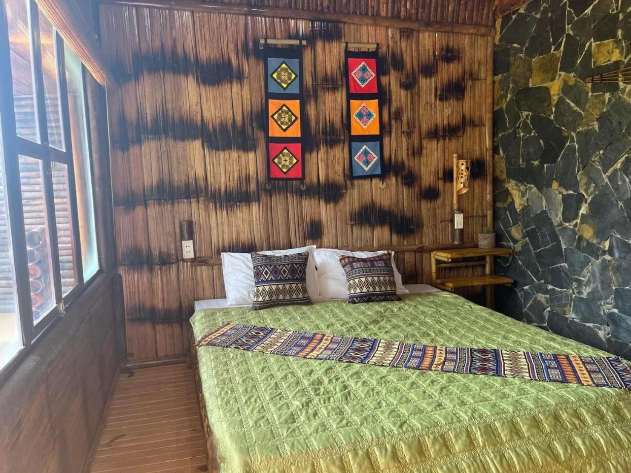 Bed in Mai Chau La Vida Homestay