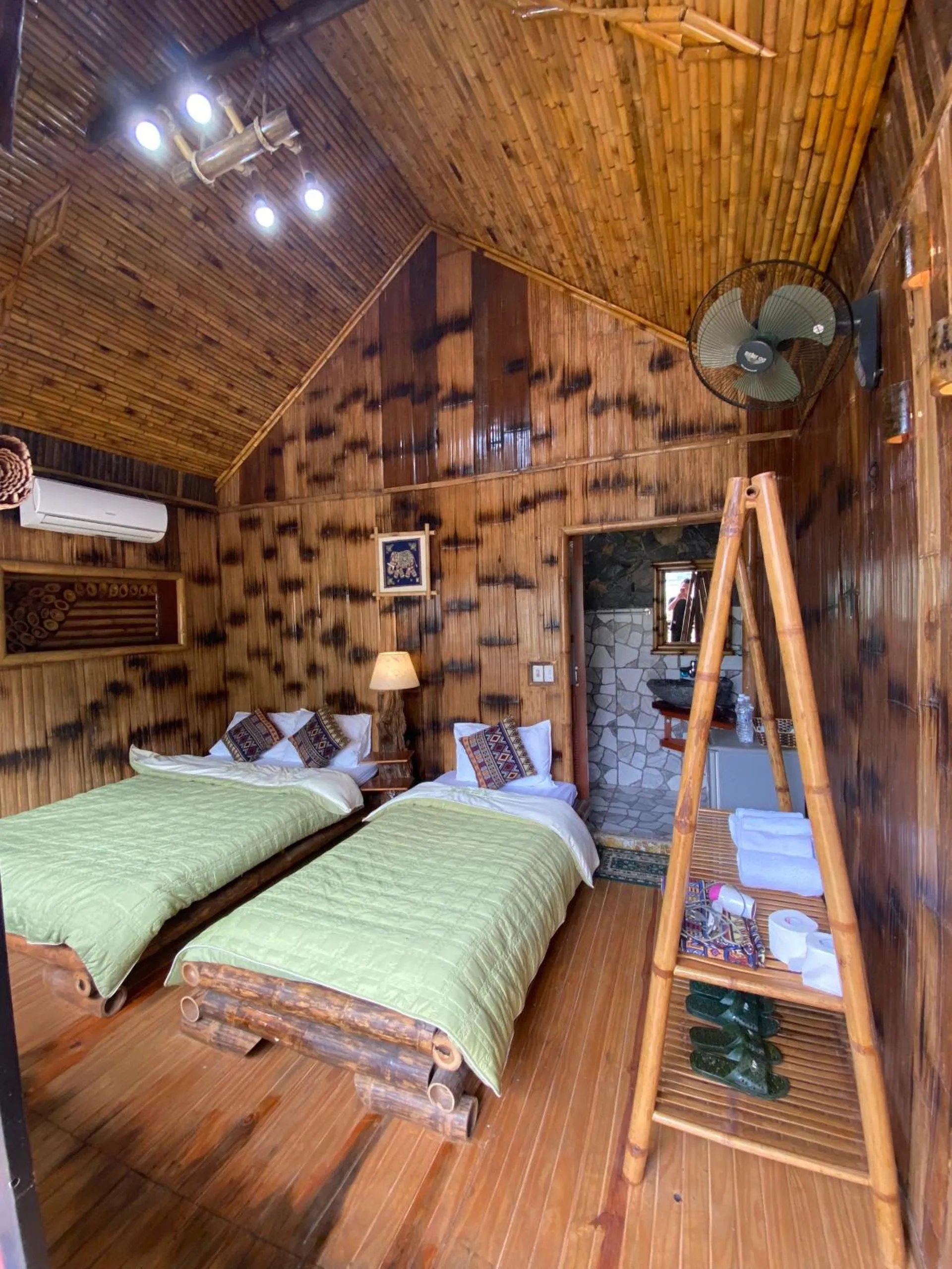 Bed in Mai Chau La Vida Homestay