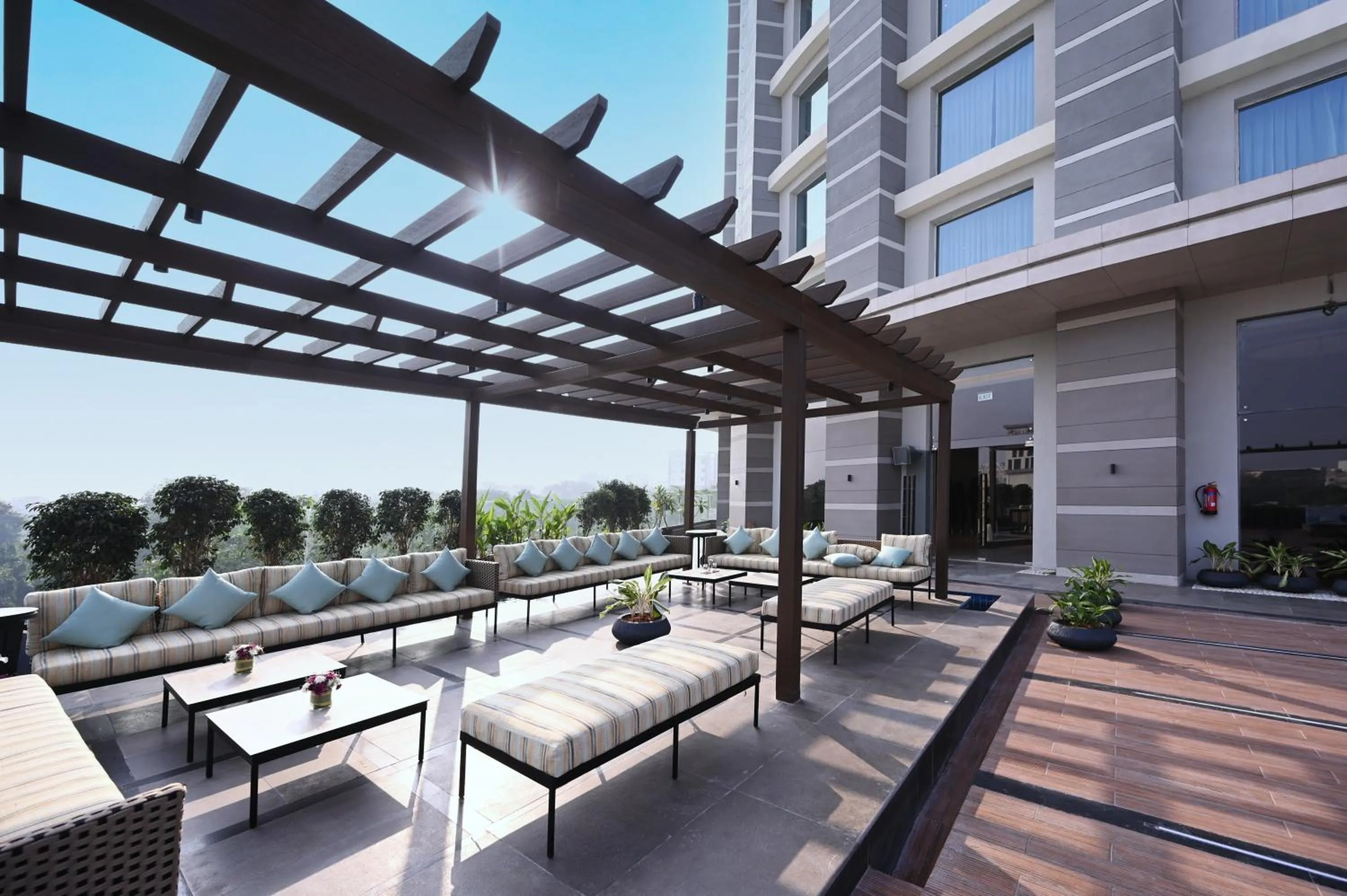 Seating area in LYFE HOTEL